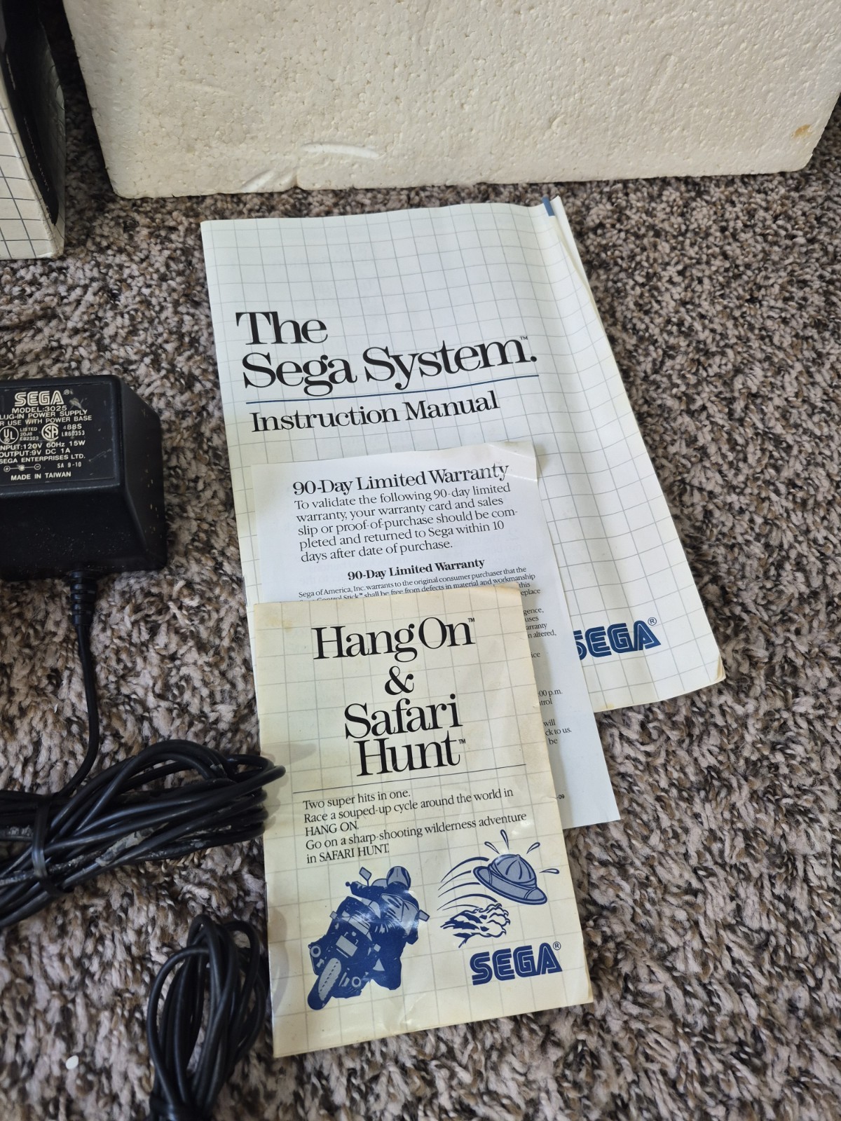 Sega Master System Console Complete in Box CIB TESTED WORKING