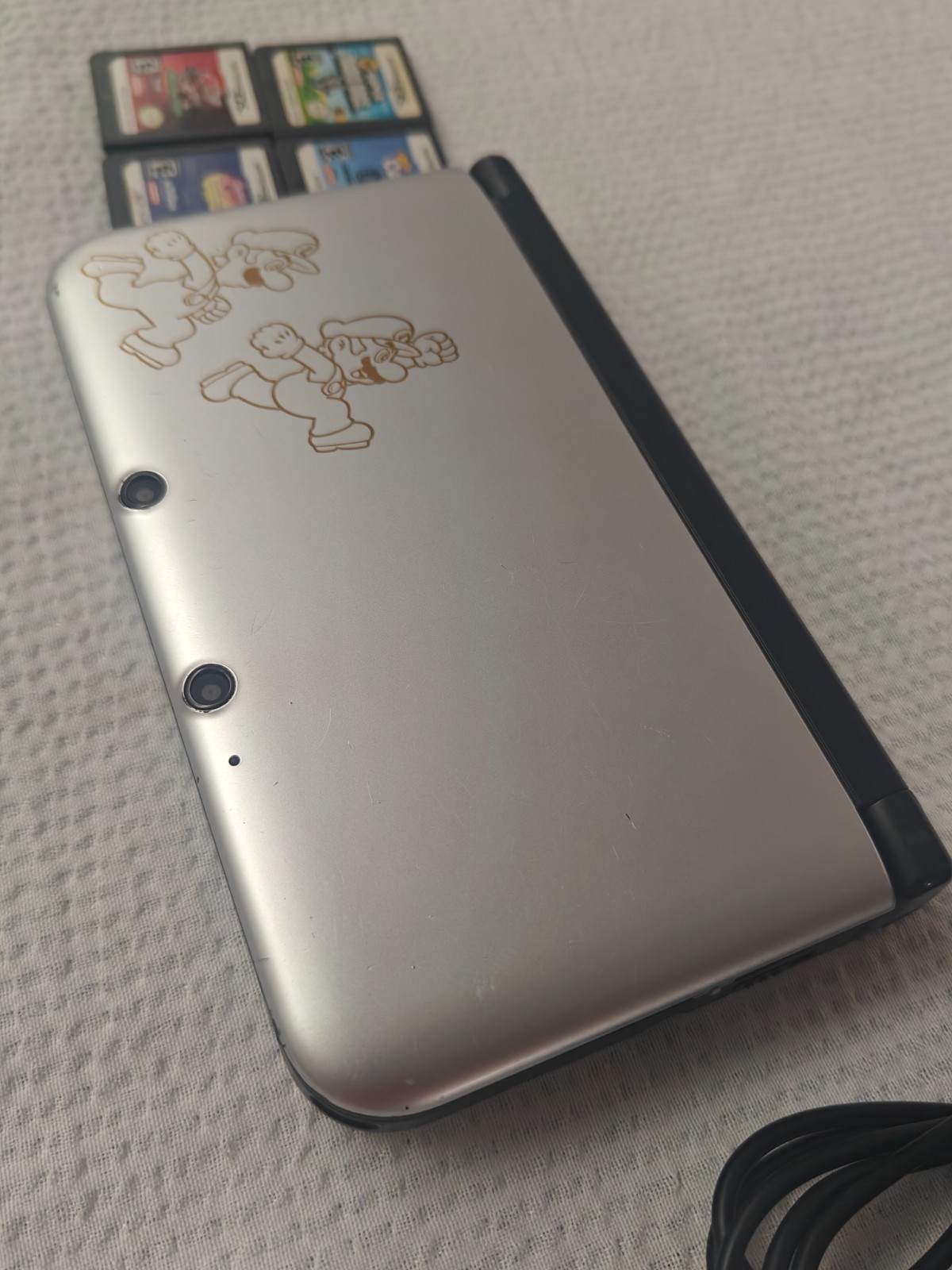 Nintendo 3DS XL Mario & Luigi Dream Team Silver Edition
