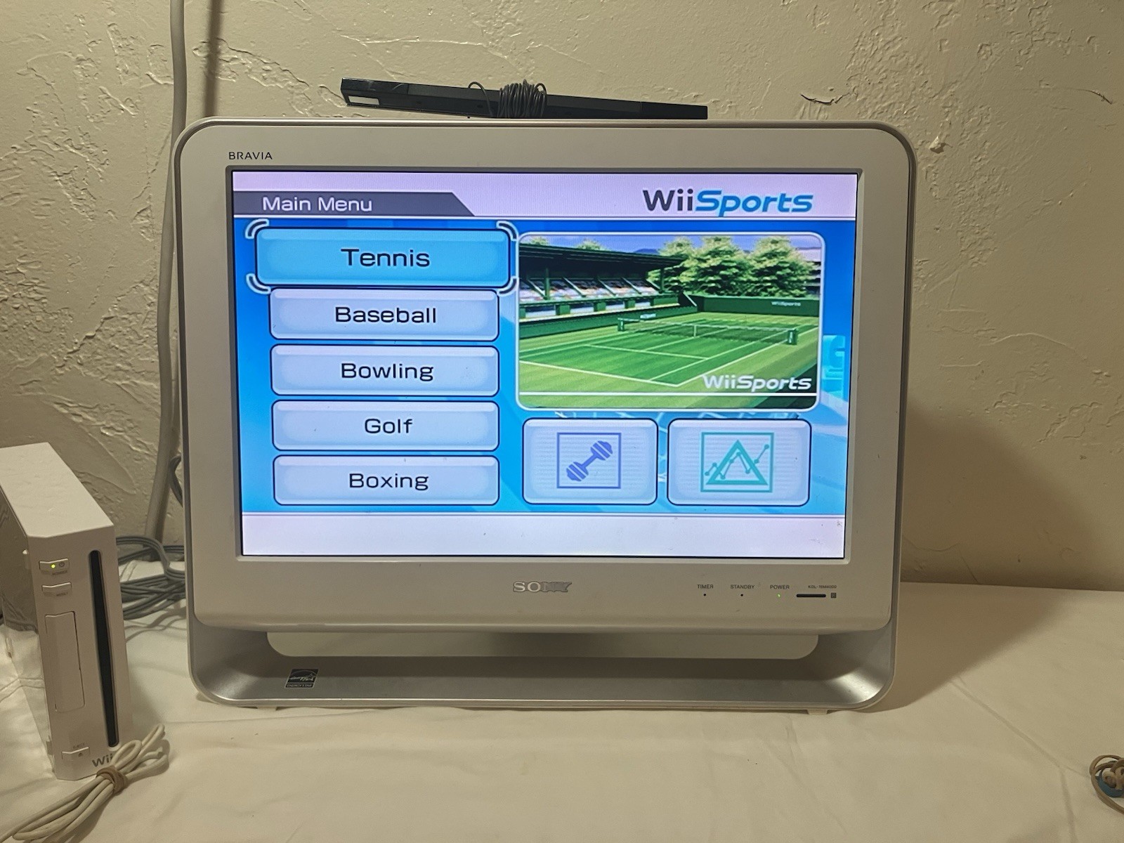 Nintendo Wii RVL-001 Console Bundle W/ Wii Sports, 3 Games & 4 Preloaded, +More!
