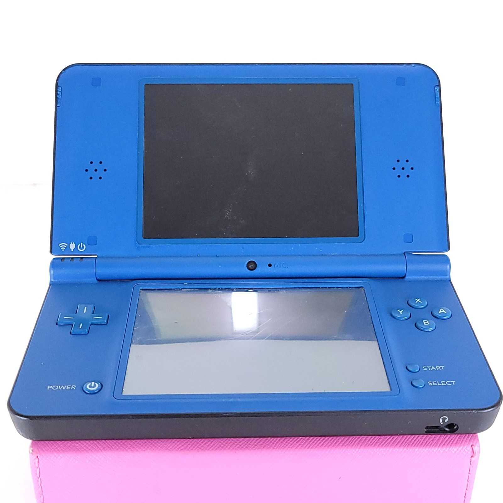 Nintendo DSi XL Blue UTL-001 USA For Parts/Repair (Powers on, Read Description)