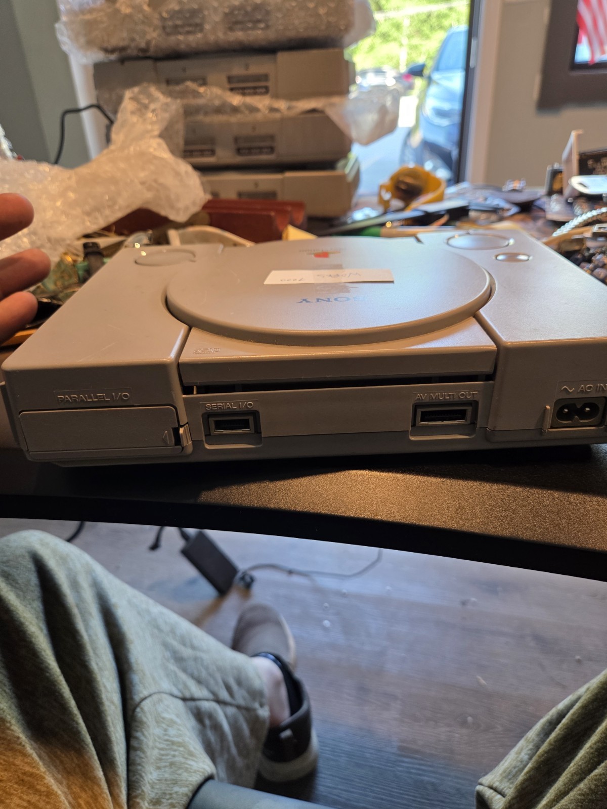 PS1 Playstation Japanese SCPH-1000 Console Only audiofile Tested Works U.S. Ship