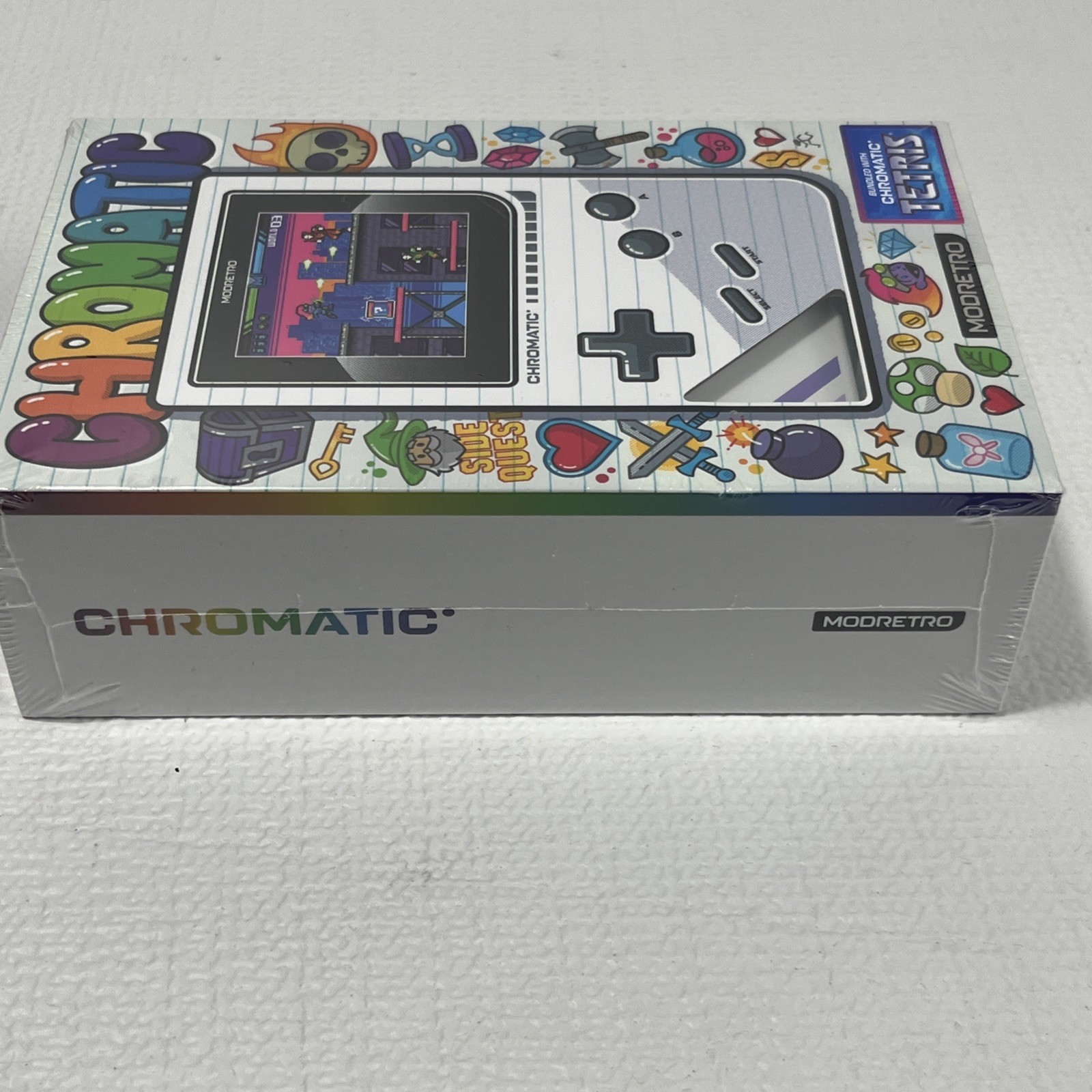 Mod Retro Chromatic w/ Tetris Game NEW Sealed Grey Gorilla Glass