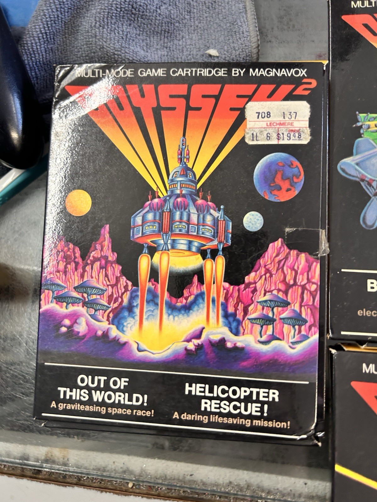 Magnavox Odyssey 2 In Box – Bundle With 13 Games Untested