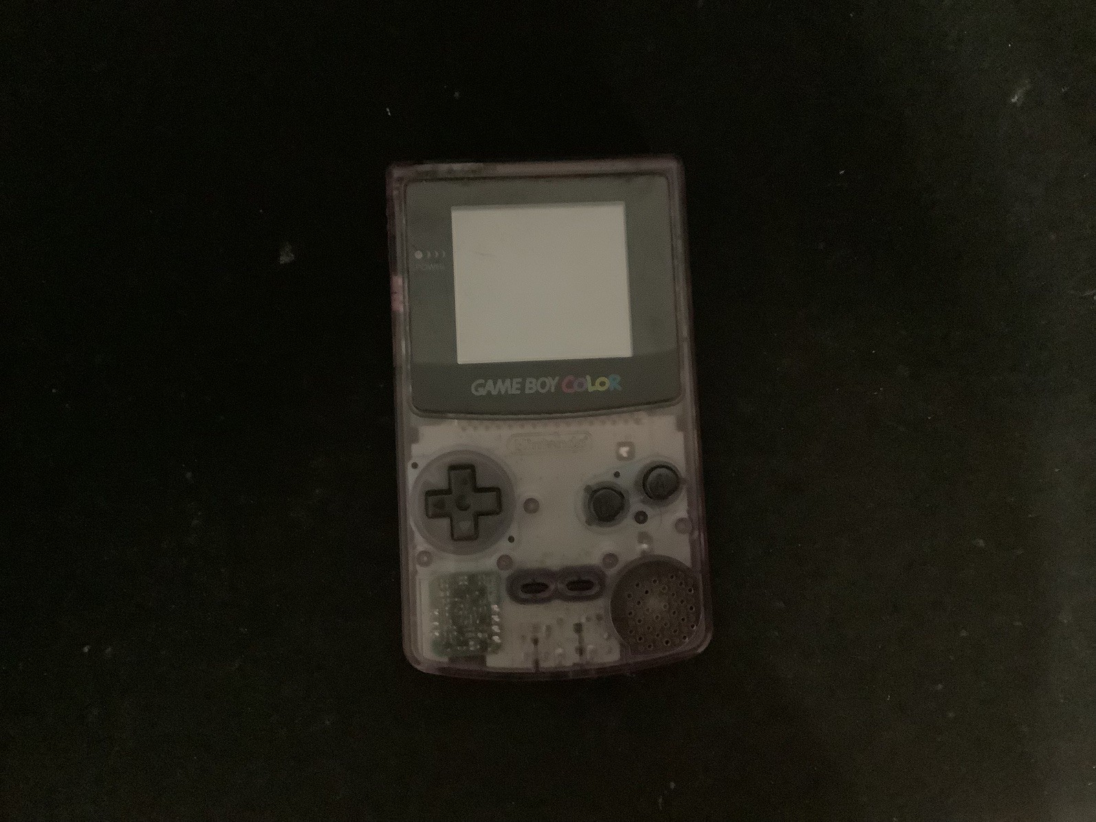 Nintendo Game Boy Color Atomic Purple CONSOLE ONLY *NO SOUND* TESTED WORKING