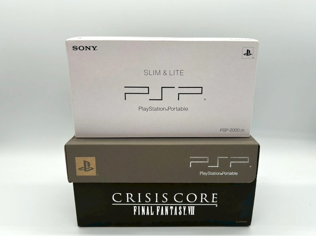 PSP 2000 Crisis Core Final Fantasy 7 FF7 10th Anniv. Limited W/ Box Japan #517