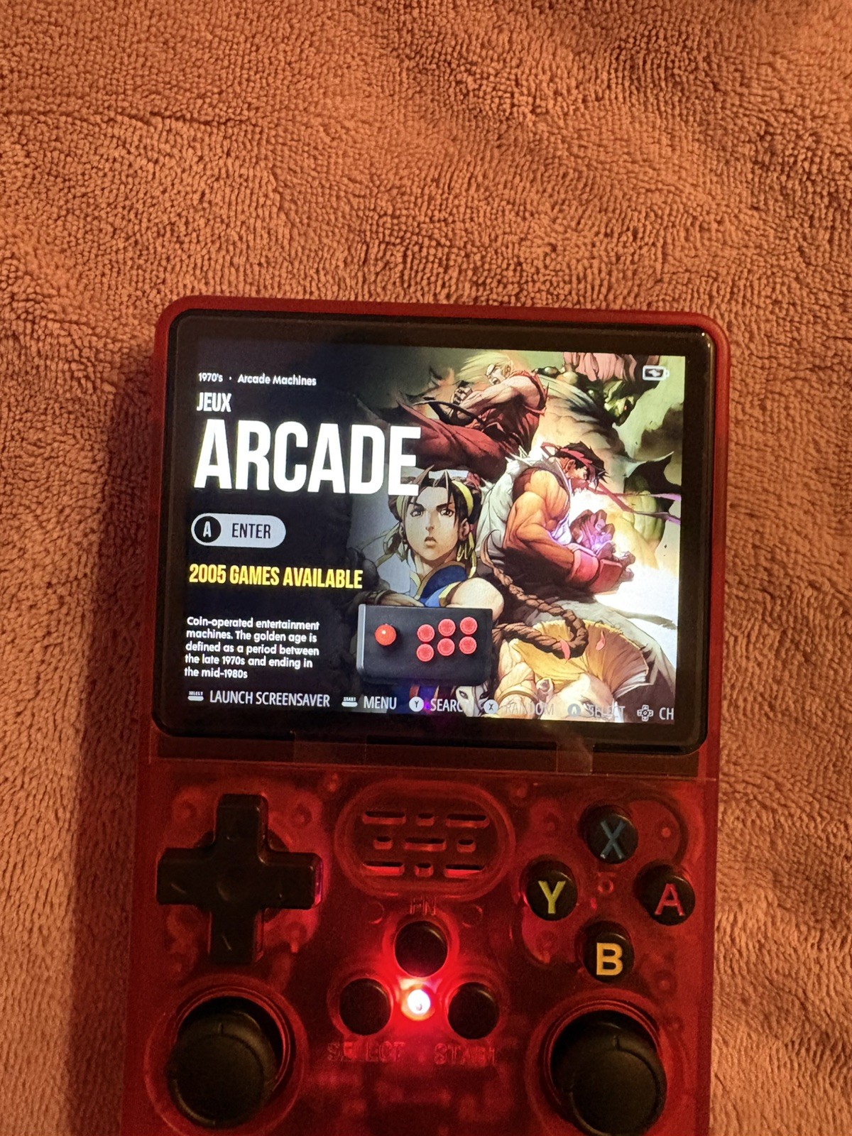 Game Console 20,179 games new maroon color in Original Box