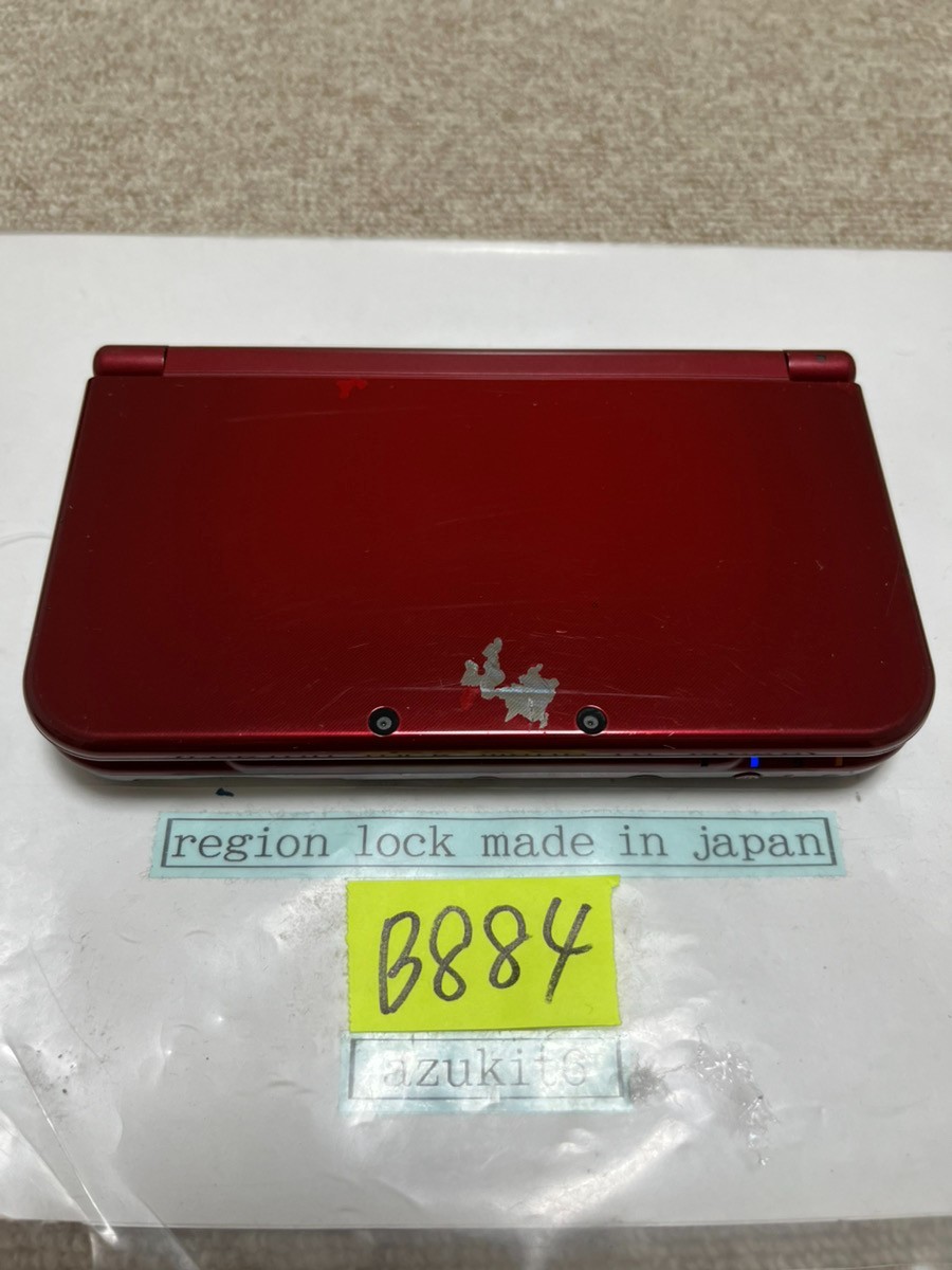 New 3DS LL XL Metalic red Japan Nintendo Console region Japanese B884