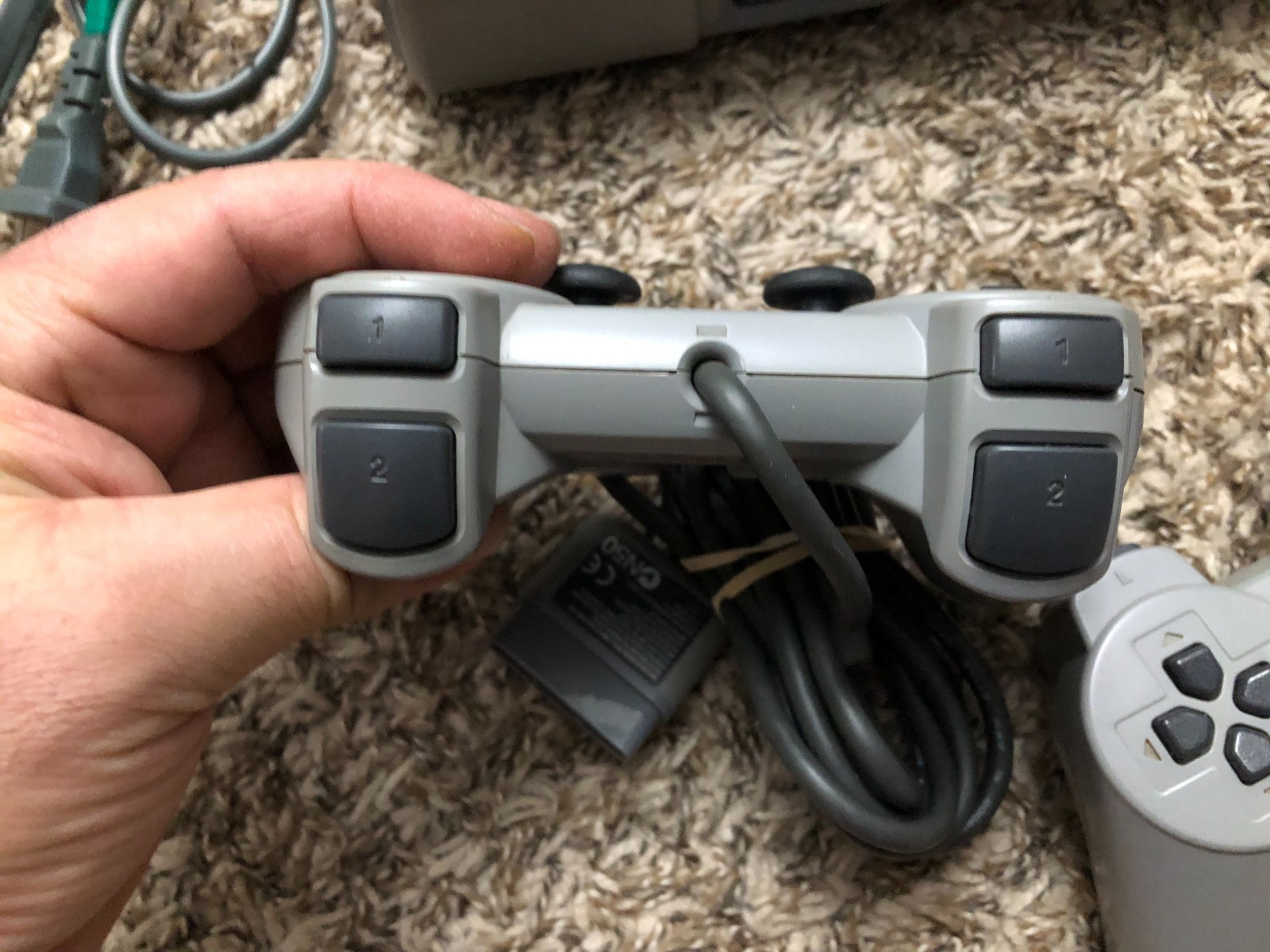 Sony PlayStation 1 Game Console – Gray w/ 2 OEM Controllers, Memory Card Tested2