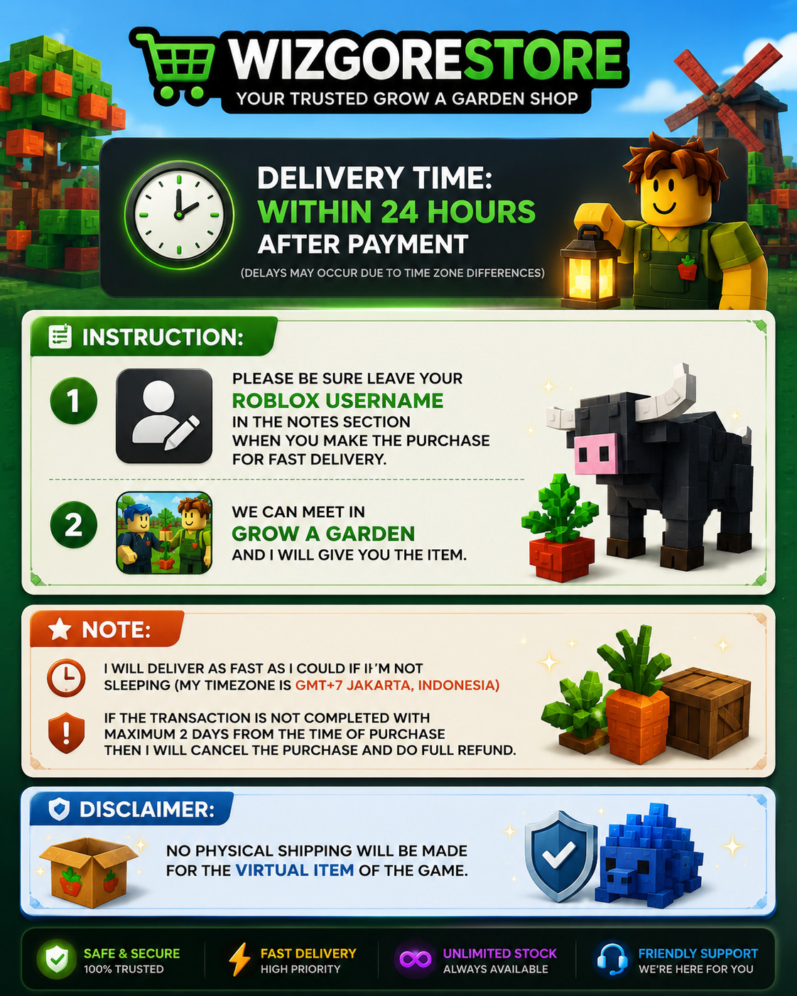 | Rainbow Seed 🌈 | Roblox GROW A GARDEN 2 GAG ✨Pets | – Fast Delivery ✨