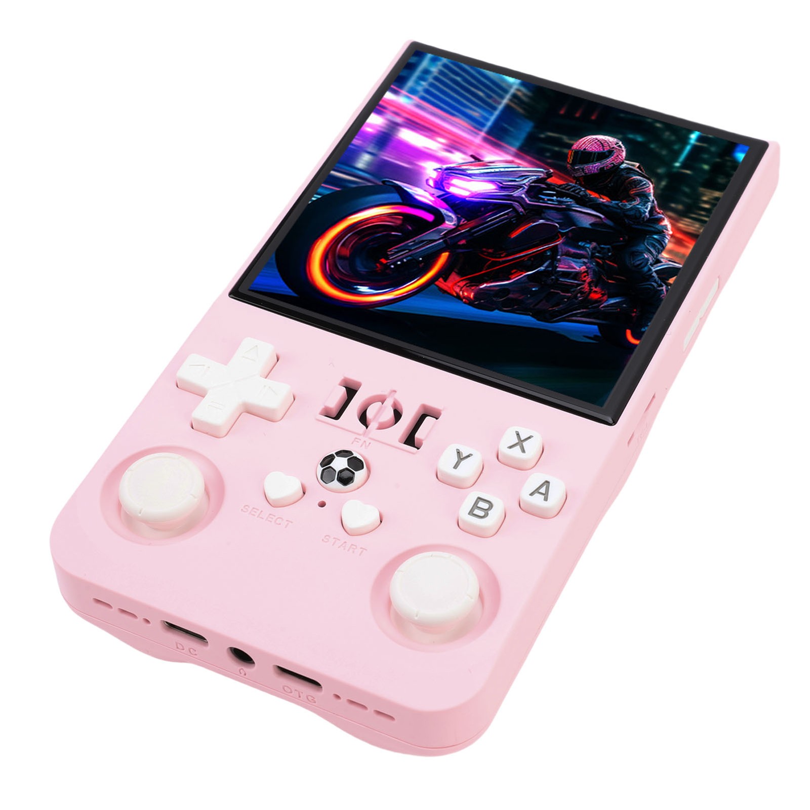 R36MAX Retro Handheld Game Console 4000mAh Long Battery Life 4 Inch Open So CSLY