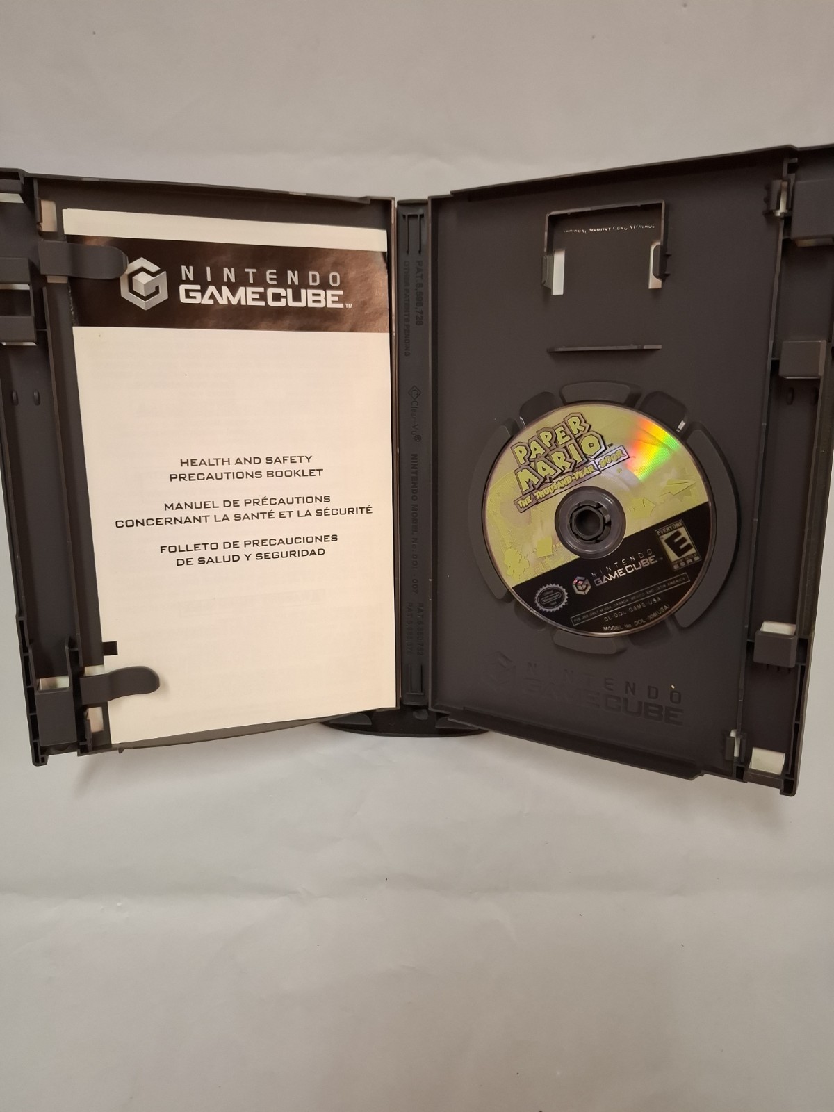 Nintendo DOL-001 USA Gamecube Console – (Silver)Working W/ Game, Carrying Case,