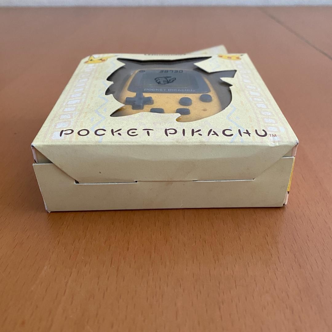 Vintage Nintendo Pocket Pikachu Yellow Pedometer Virtual Pet Game Toy Manual