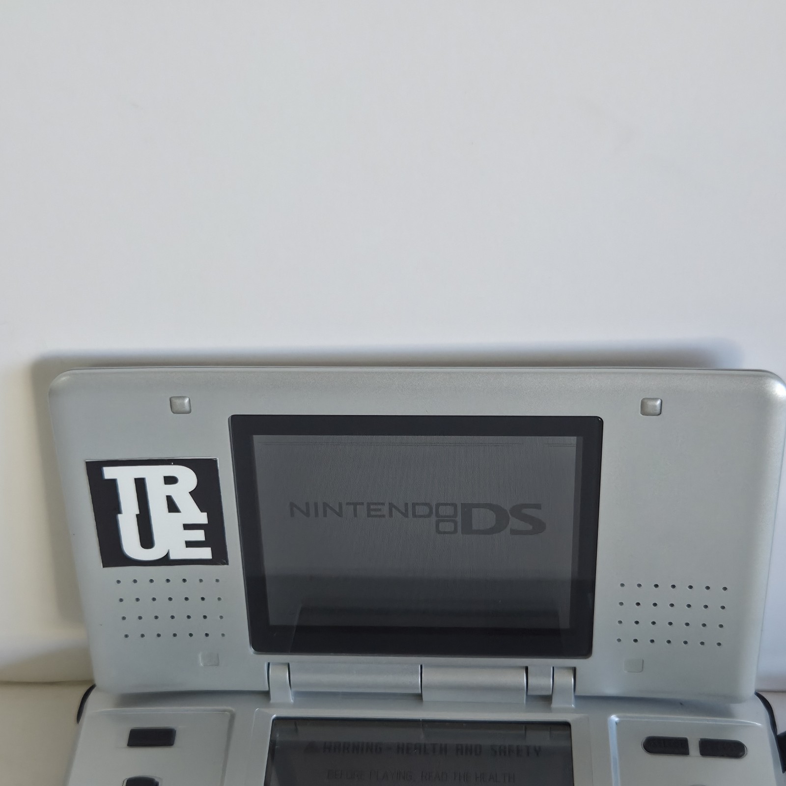 Nintendo DS Original Platinum Silver Console jpn w/ Stylus TESTED (Screen Lines)