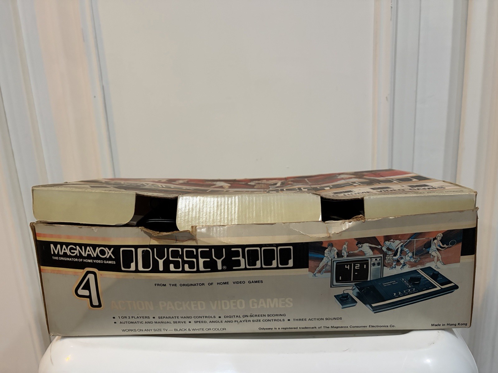 Magnavox Odyssey 3000 Vintage Video Game Console System Complete In Box