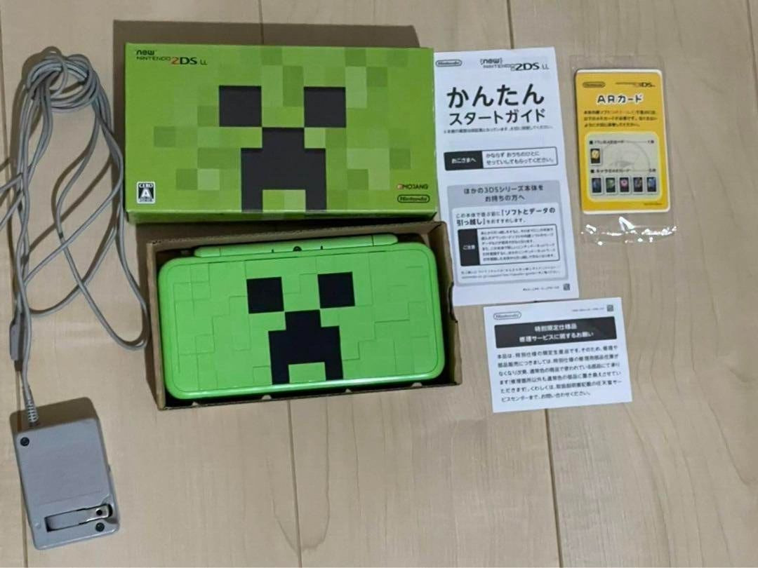 New Nintendo 2DS XL LL Minecraft Creeper Edition Console onry Japan