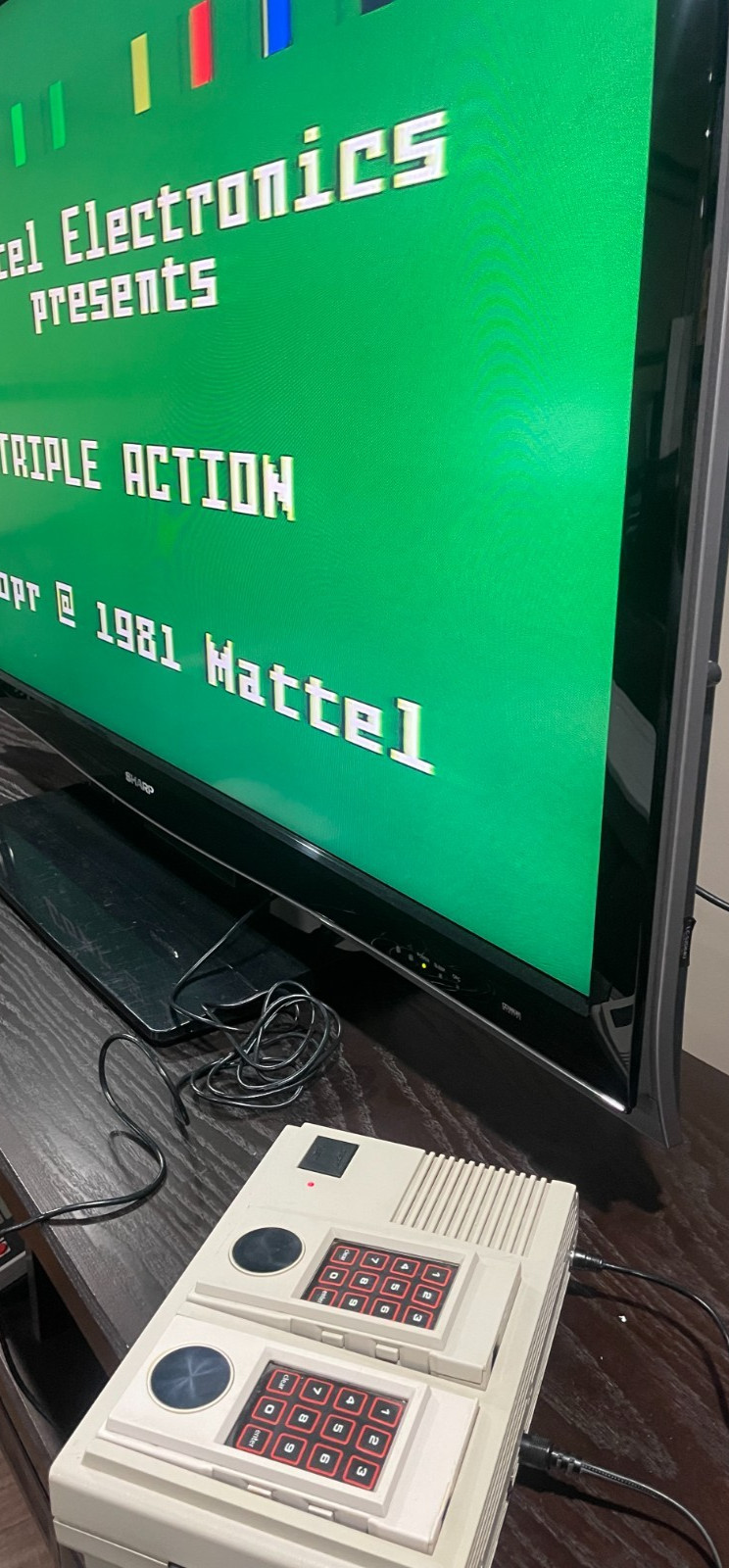 Mattel Intellivision 2 II Console & Controller Mattel w/ Power Tested/Working