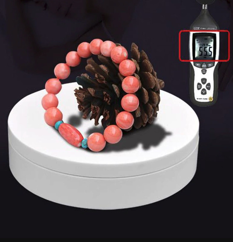 Electric Rotating Display Stand Jewelry Photography 360° Motorized Show Holder
