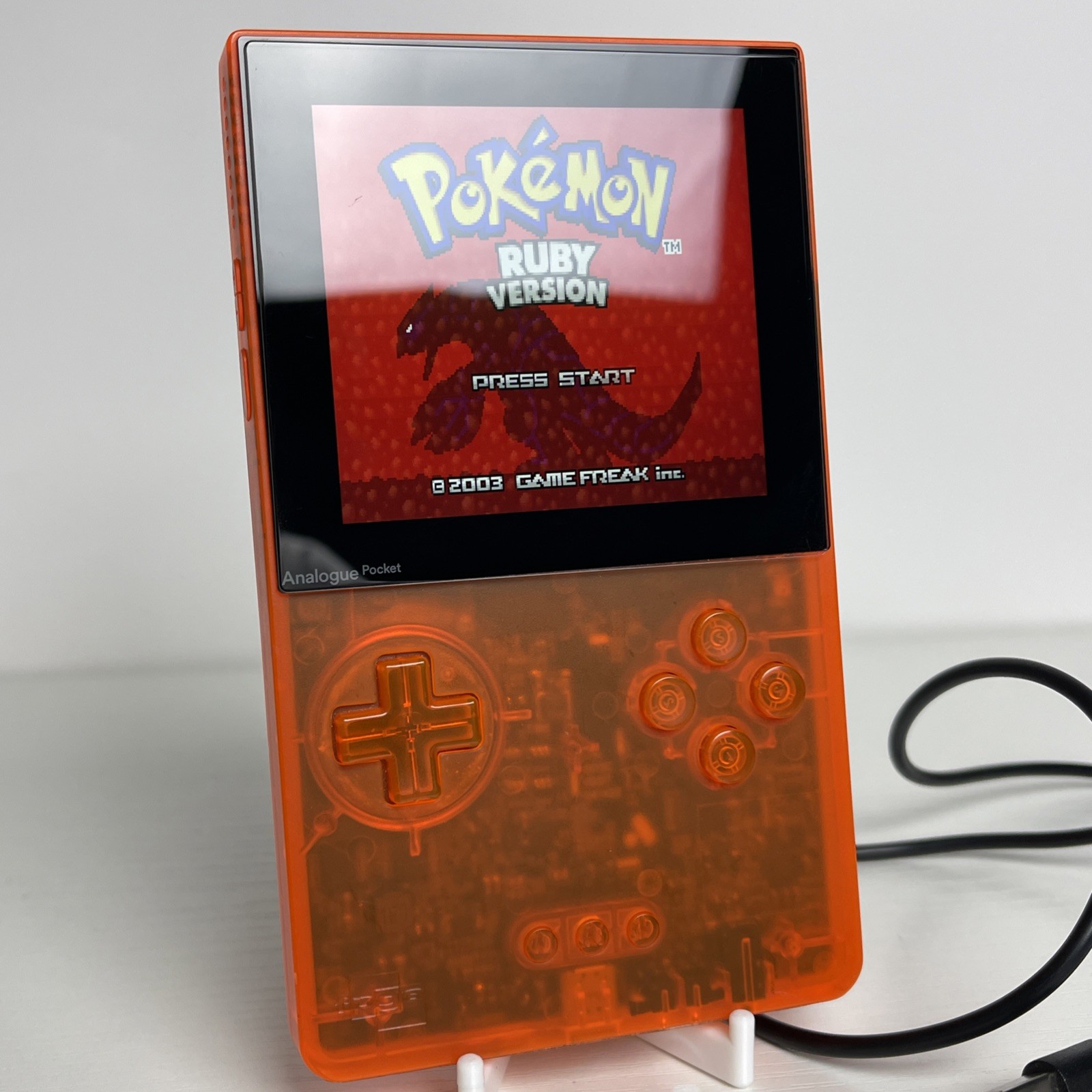 Analogue Pocket Console – Transparent Orange