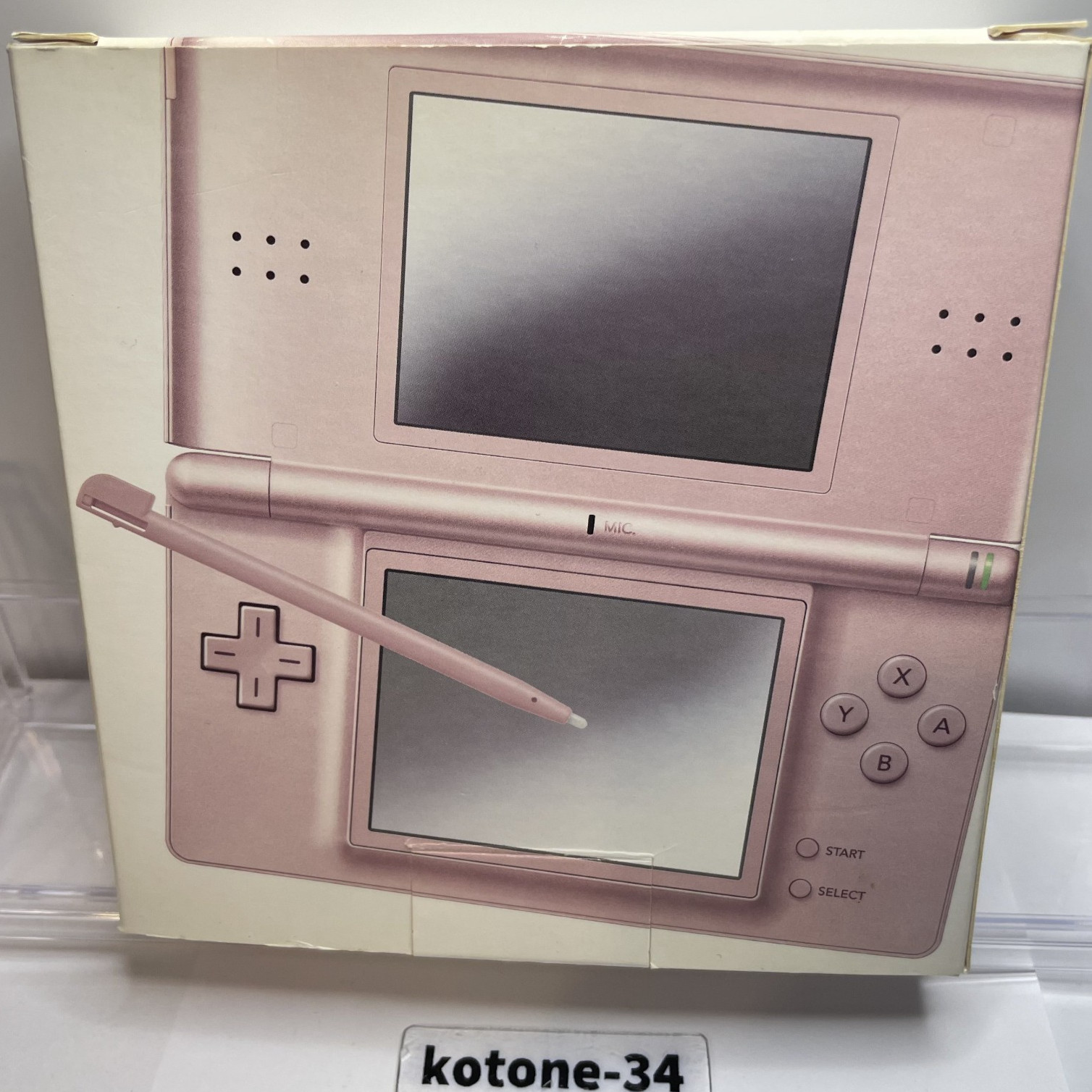Nintendo DS Lite Metallic Rose Used w/BOX *Japanese model – Tested & Works Great