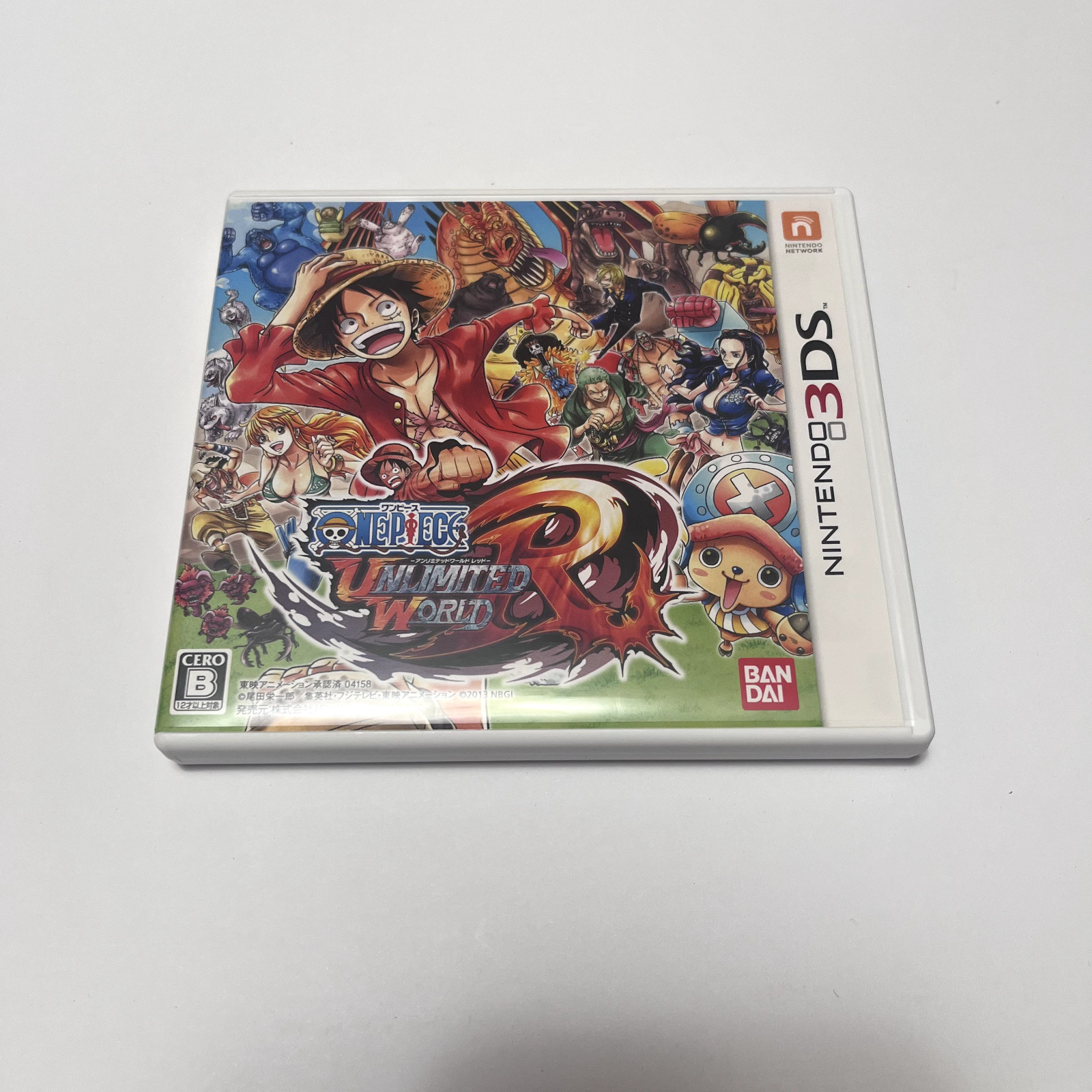 Nintendo 3DS LL XL One Piece Unlimited World R Luffy Red OPEN BOX AMERICAN SELLR
