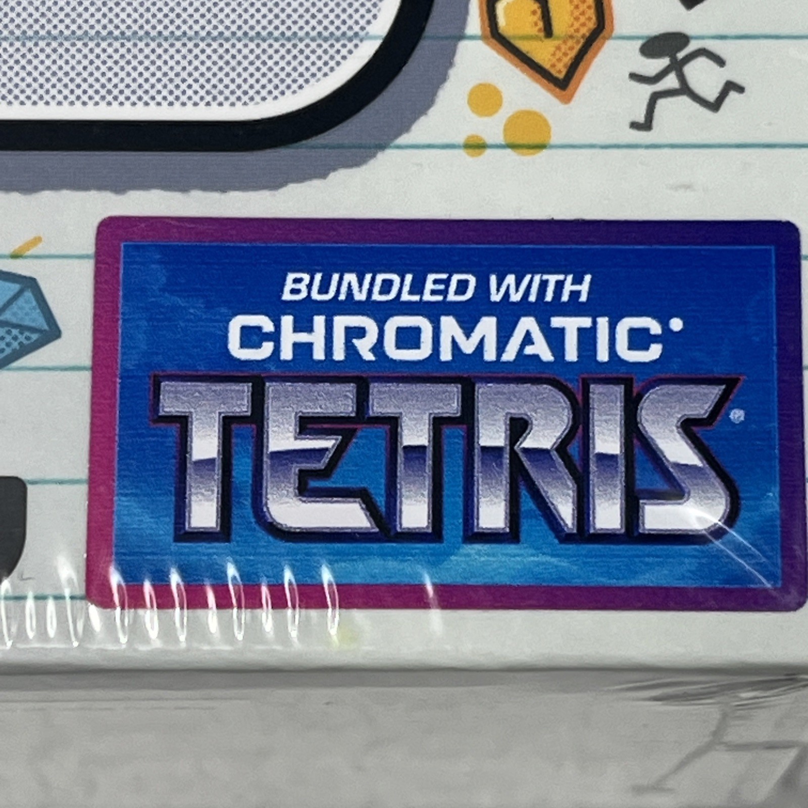 Mod Retro Chromatic w/ Tetris Game NEW Sealed Grey Gorilla Glass