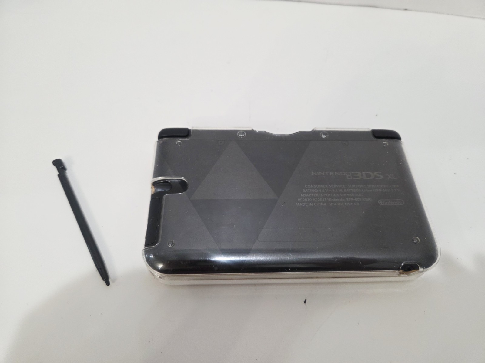 Nintendo 3DS XL Blue w/ Charger & 11 Games, Stylus & Guitar Hero Control Grip