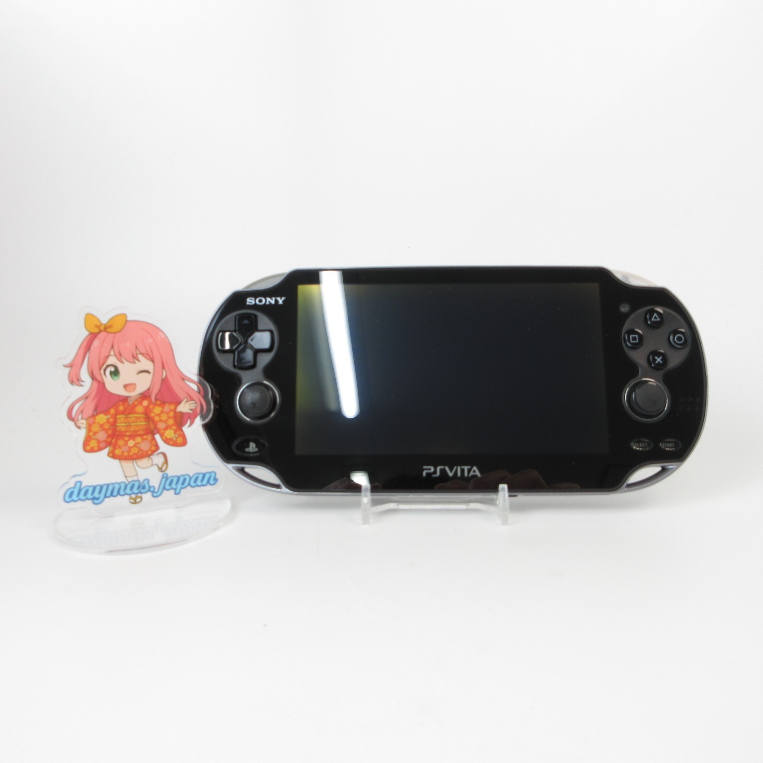 【Excellent】Sony PS Vita PCH-1100 Crystal Black 3G/Wi-Fi Model Console only #RET0