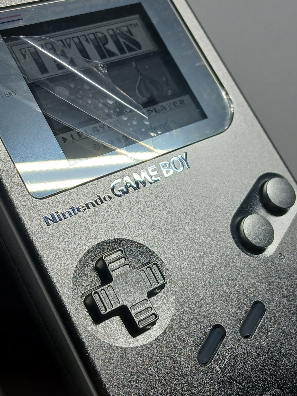 SILVER METAL IPS GAME BOY ORIGINAL DMG NEW Boxy Pixel custom backlit