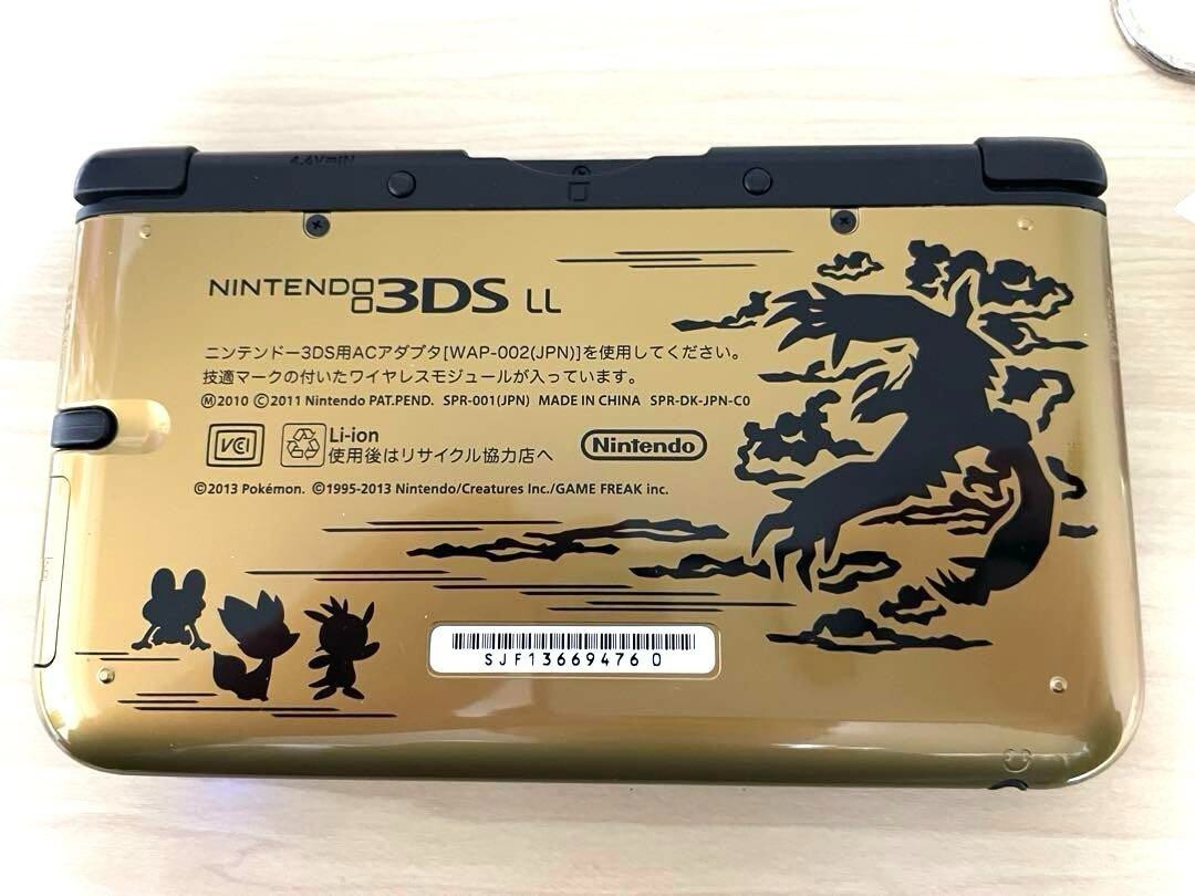 Nintendo 3Ds LL Pokemon Y Pack Premium Gold Center Edition