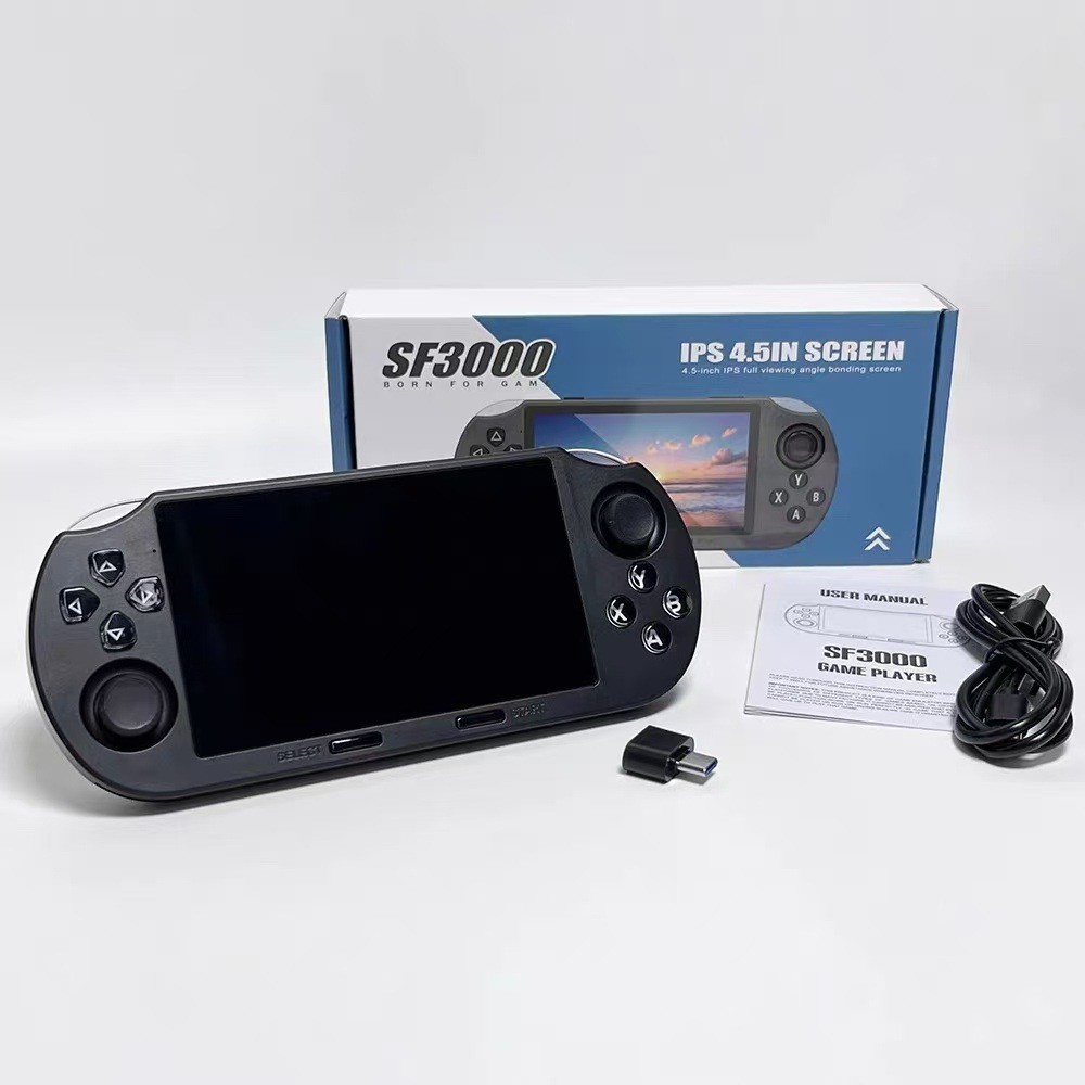 New Upgraded SF3000 Retro Handheld Game Console, 128GB Mini Video Game