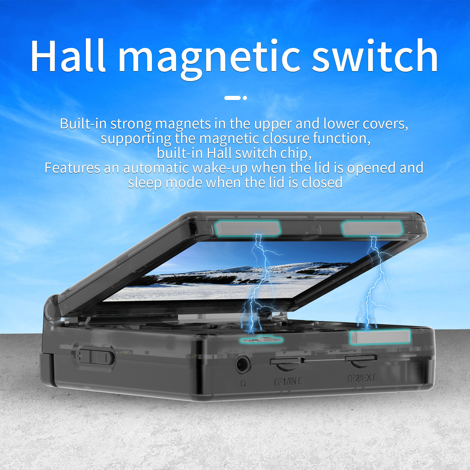 ANBERNIC RG35XXSP Retro Handheld Game Console Linux 64G 5K+ Game 3.5″ IPS Screen
