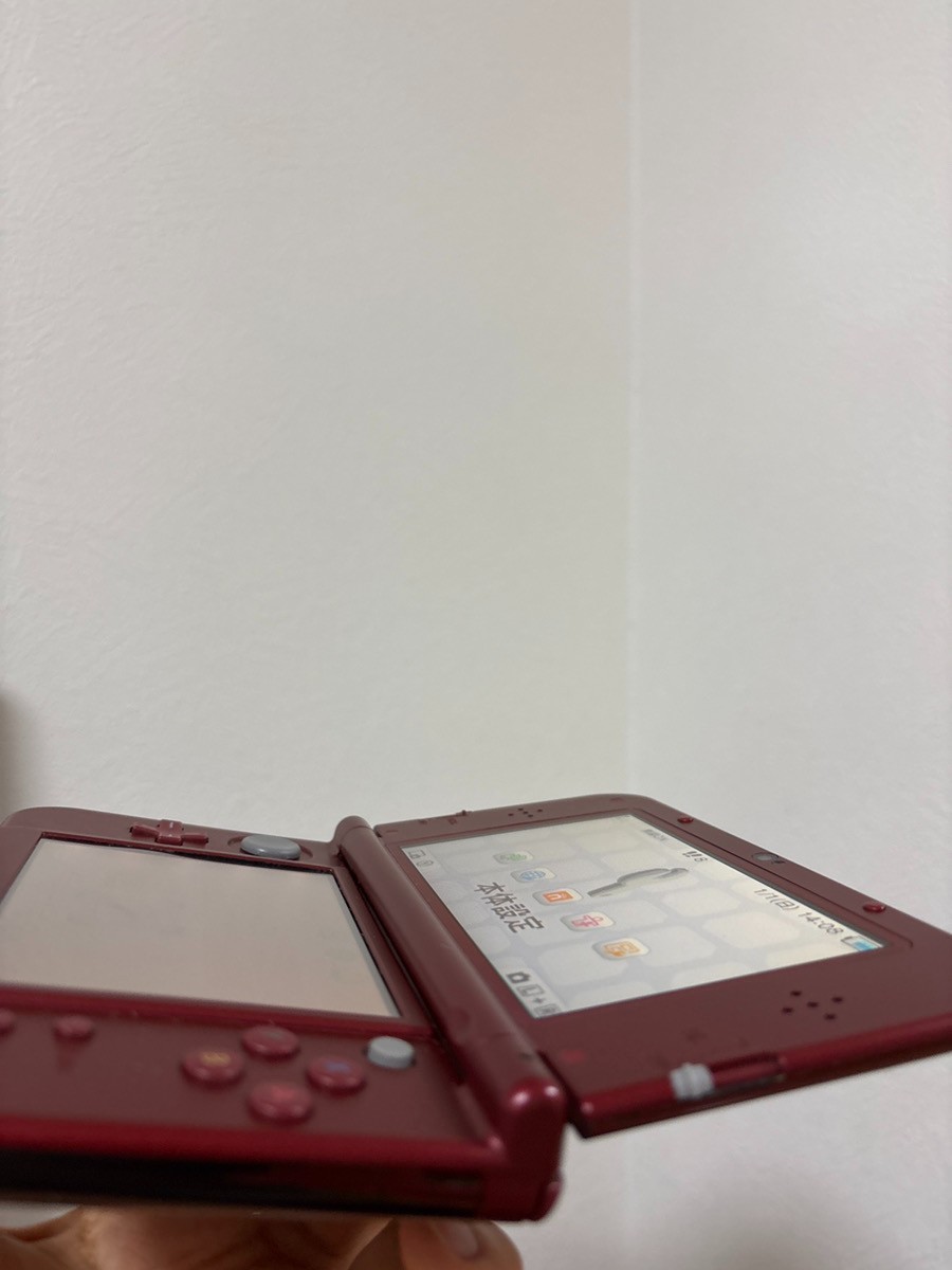 New 3DS LL XL Metalic red Japan Nintendo Console region Japanese B884