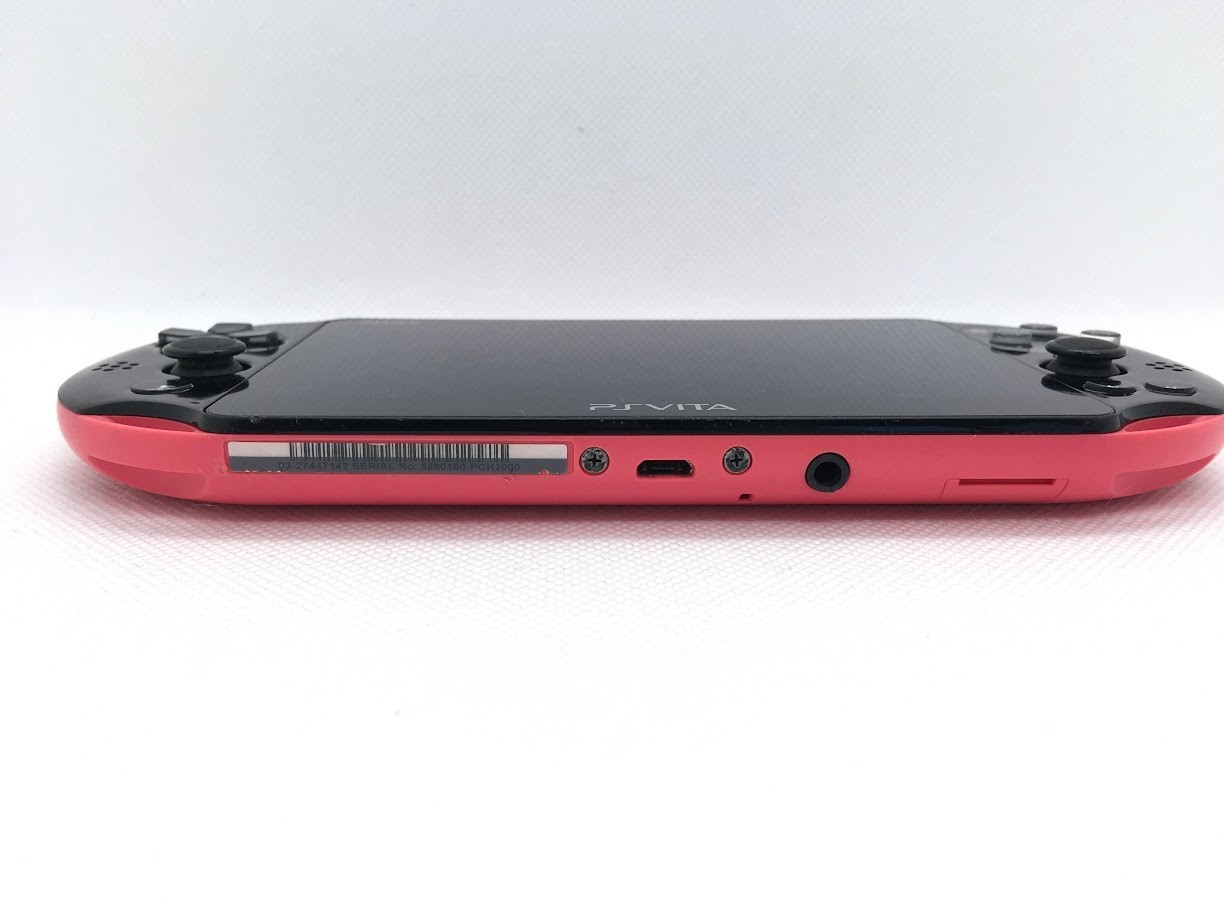[Read/Exc] Sony PS Vita Pink/Black PCH-2000 ZA15 Slim Console Wi-fi w/Box