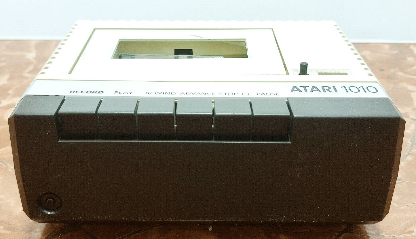 Vintage Atari 1010 Program Recorder Untested For Parts or Repair