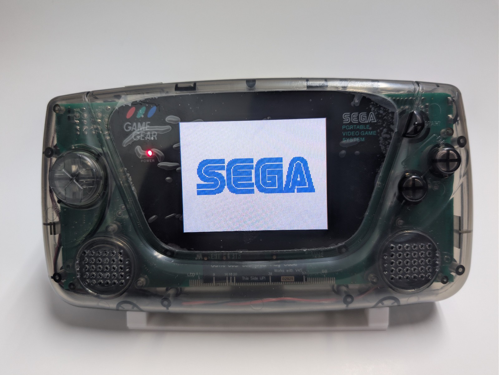 🔥 SEGA Game Gear VA1 ⚡ Smoke Clear Shell 💨 3.3” LCD 🔋 USB-C 6200mAh 🎧 Stereo