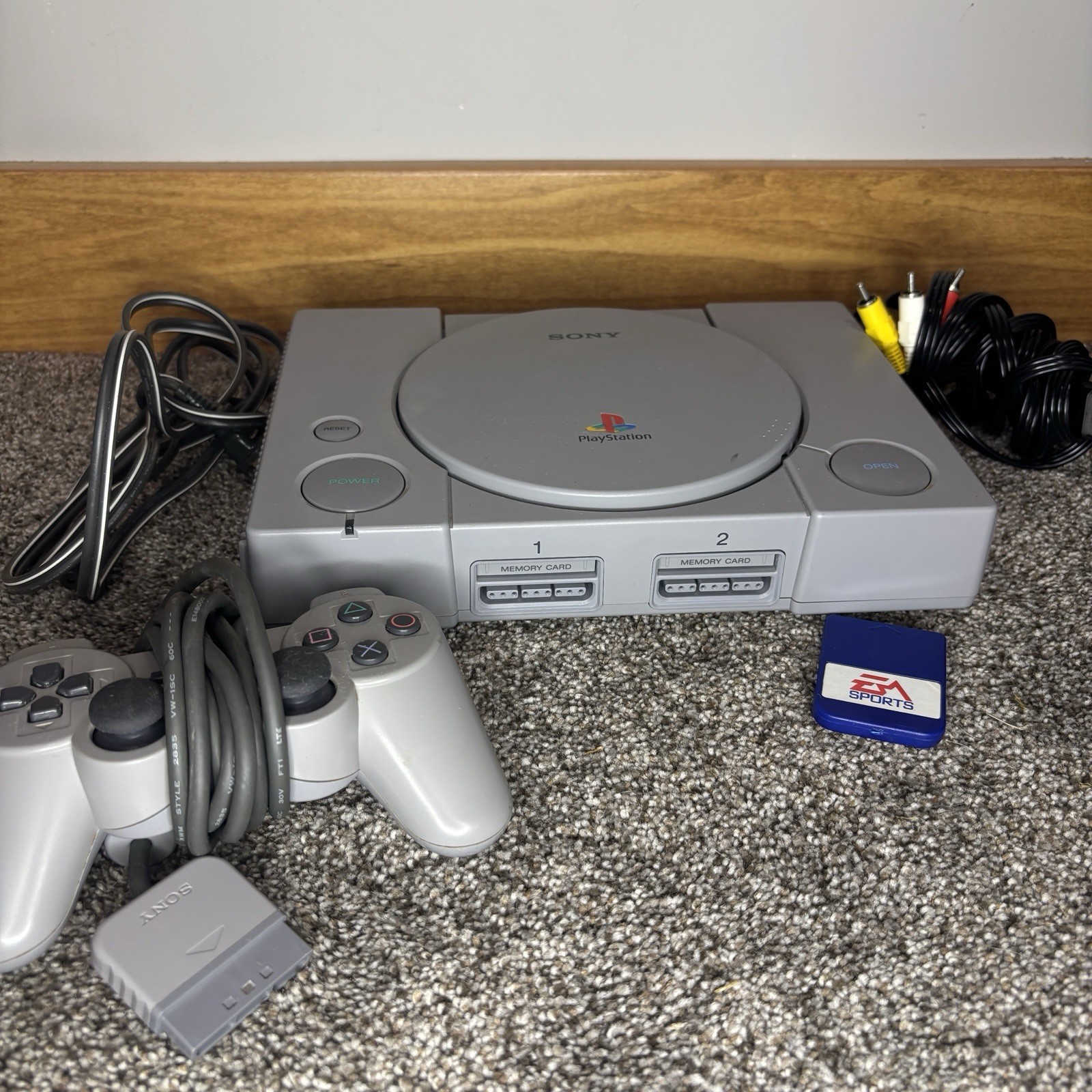 Sony PlayStation Console One Controller and Memory Card Included