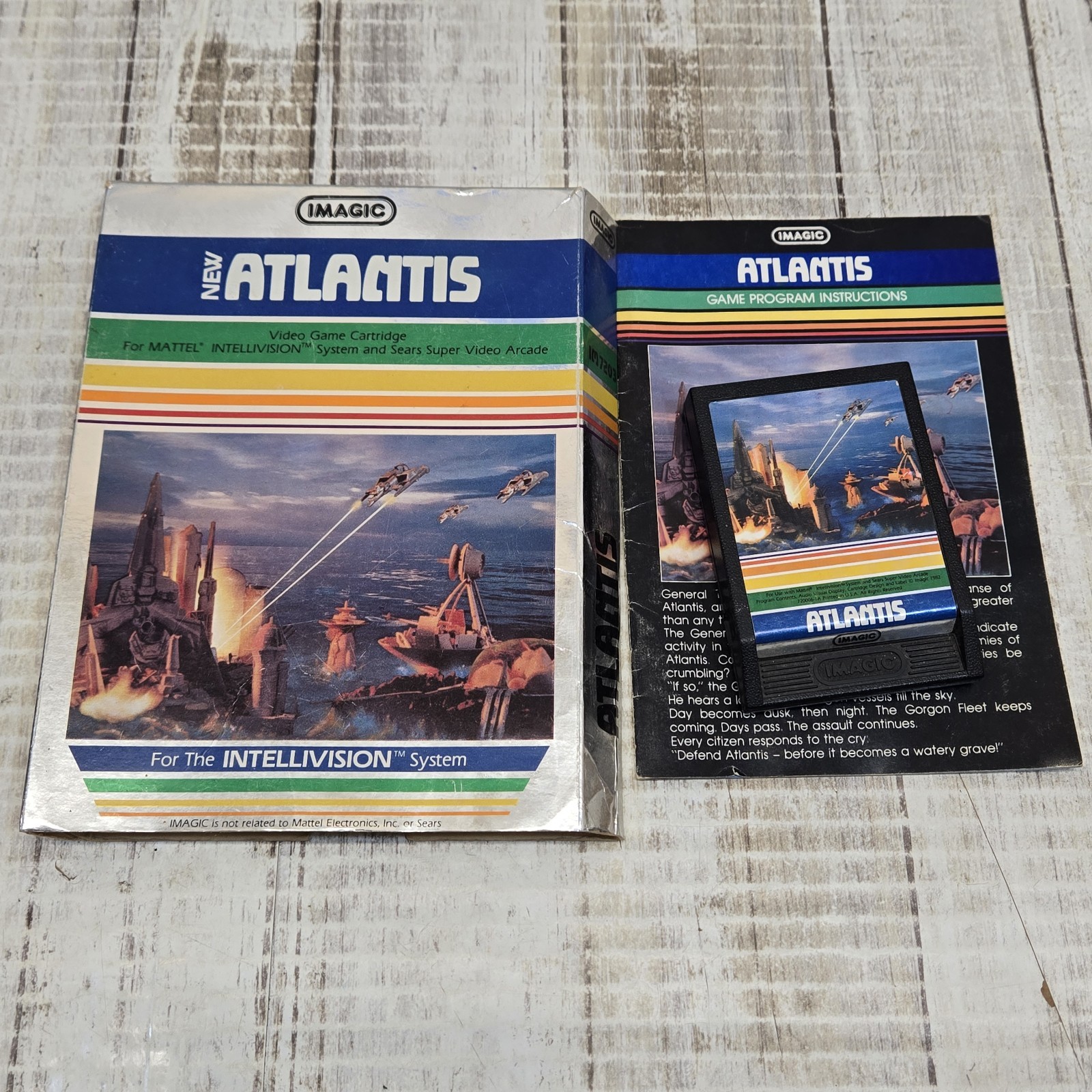 Intellivision Game Console – w/ 11 Games – Mattel 1979