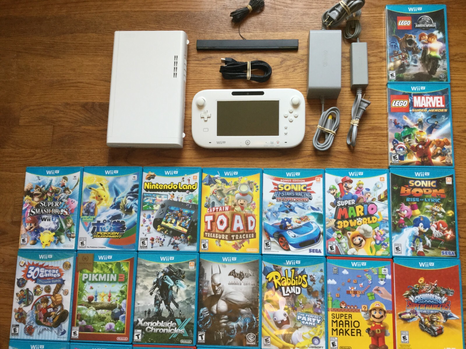 READ LISTING! Nintendo Wii U 8gb White System Console+CHOOSE 1 GAME USA OR MORE