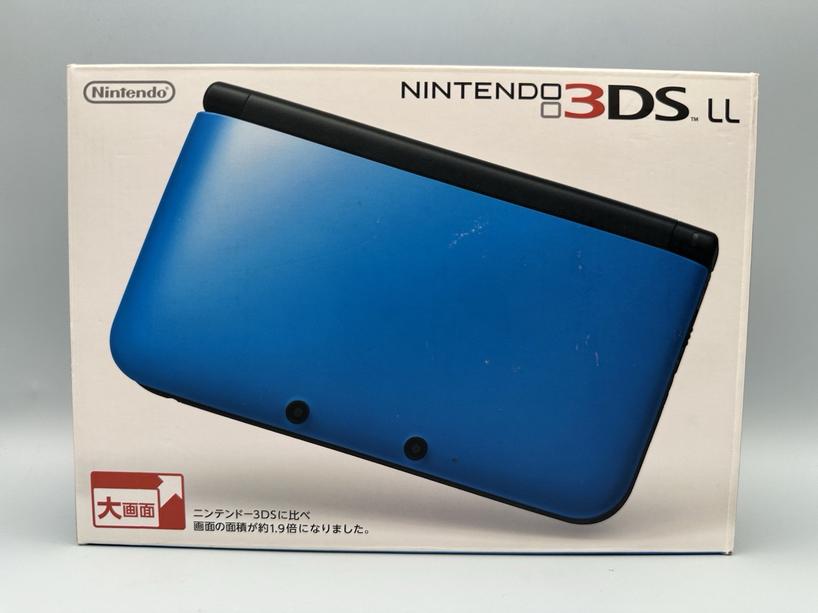 Nintendo 3DS LL / 3DS XL Blue Black Console NTSC-J Japan Tested Working
