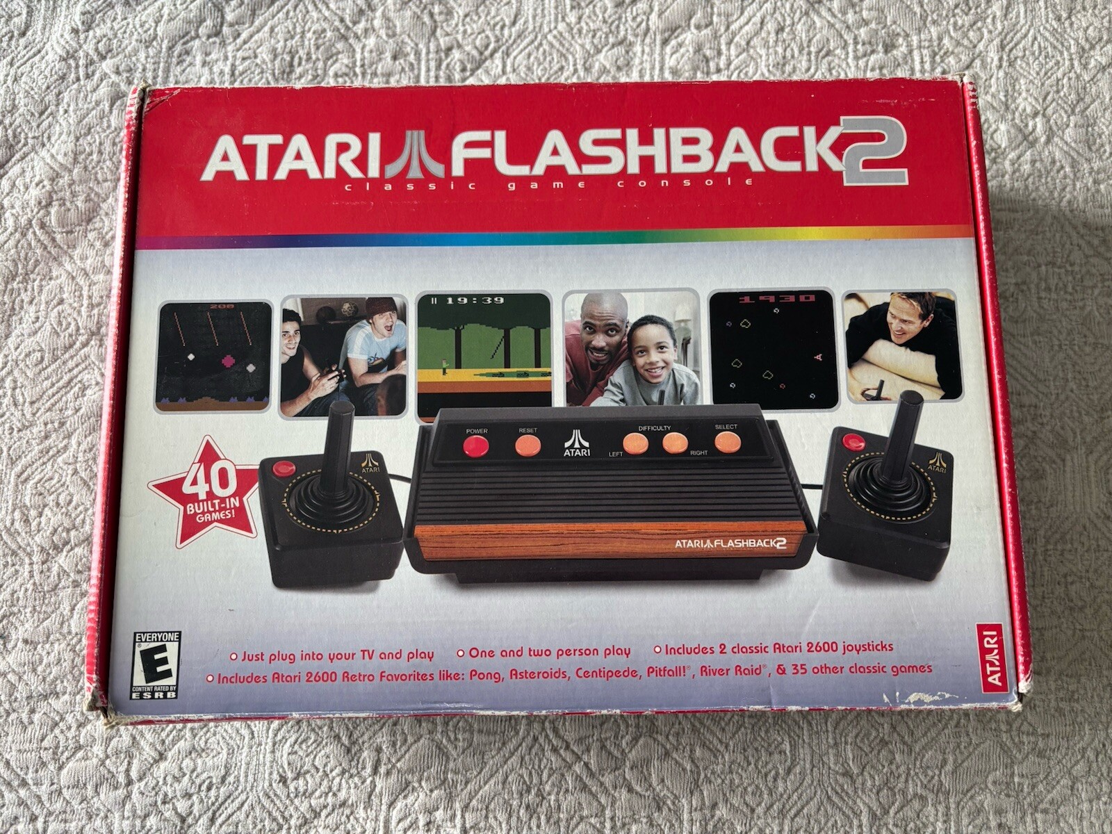 Atari Flashback 2 Classic Game Console complete with 40 Built-In Games