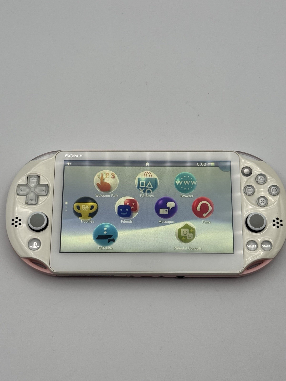 PS Vita Light Pink White PCH 2006 COMPLETE Console Charger Sony PS Vita Slim CIB