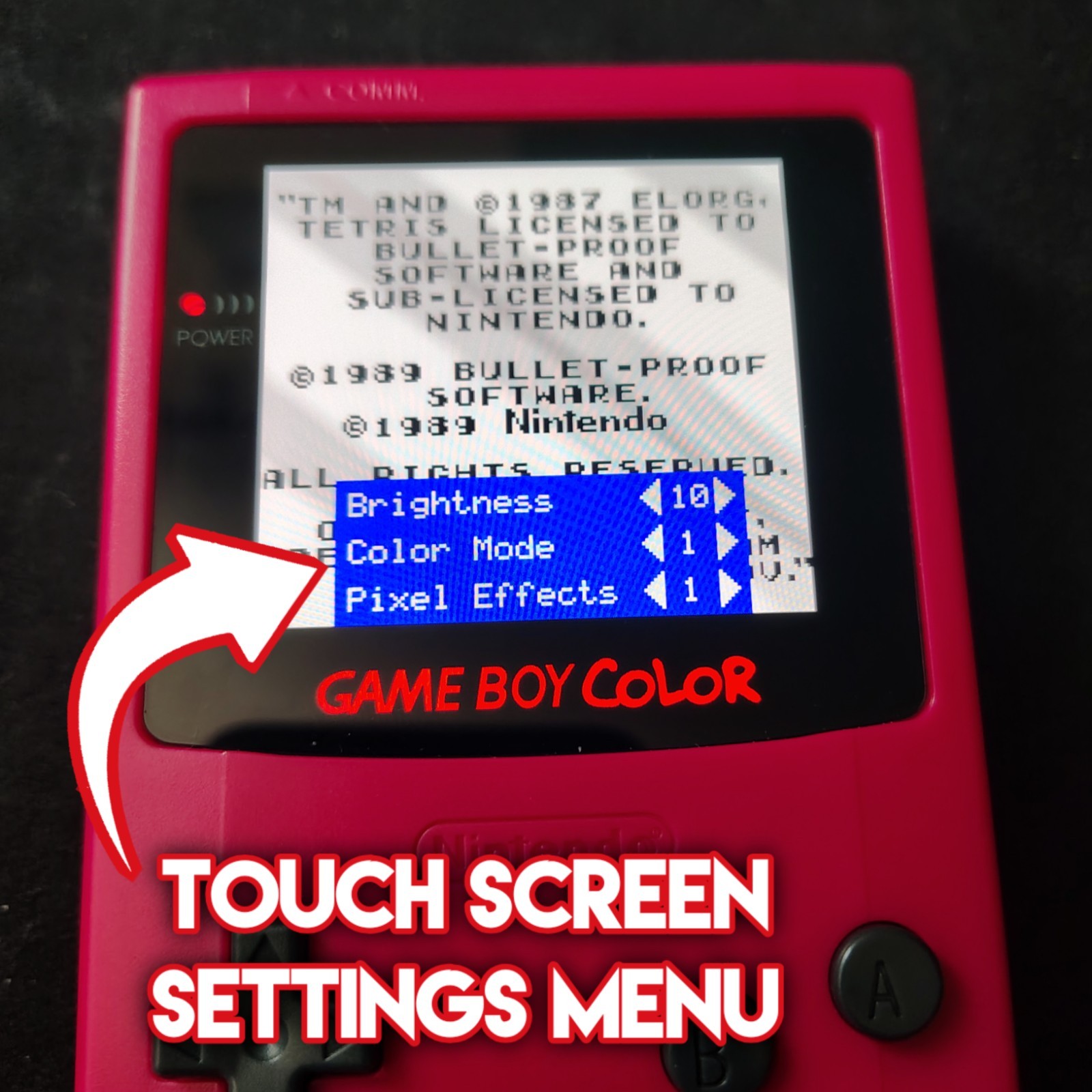 Upgraded OLED Game Boy Color, USB-C, Amp