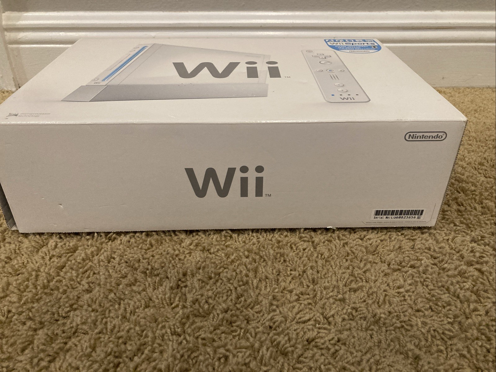Nintendo Wii Console Box ONLY w/ Inserts Wii Sports Bundle Empty Box – OEM