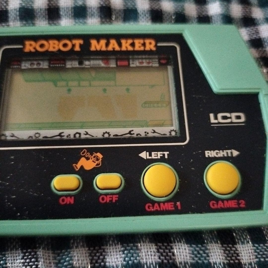 Robot Maker Takatoku Toys Handheld Game LCD LSI Tested Working Used From Japan
