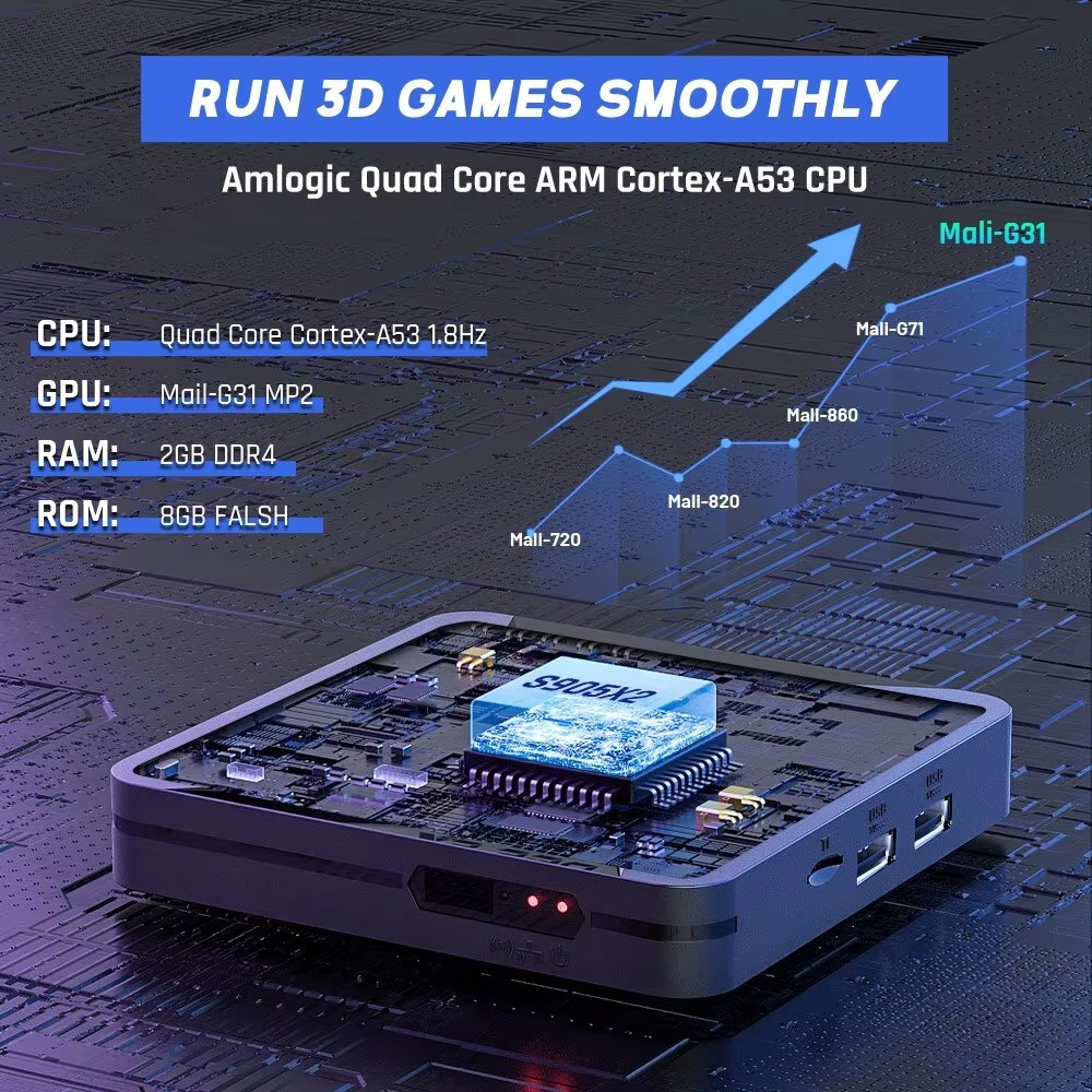 KINHANK Super Console X2 Pro Retro Game Console 4K HD 90000+ Games
