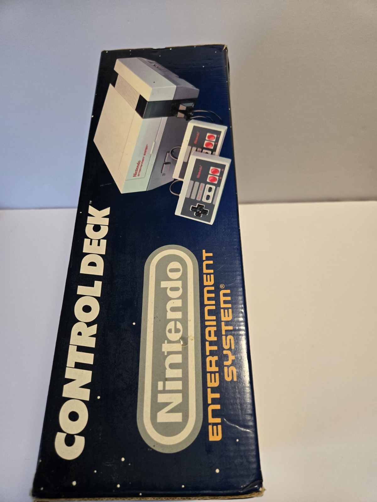 Nintendo NES Control Deck Console Complete with Original Box Cleaned TESTED