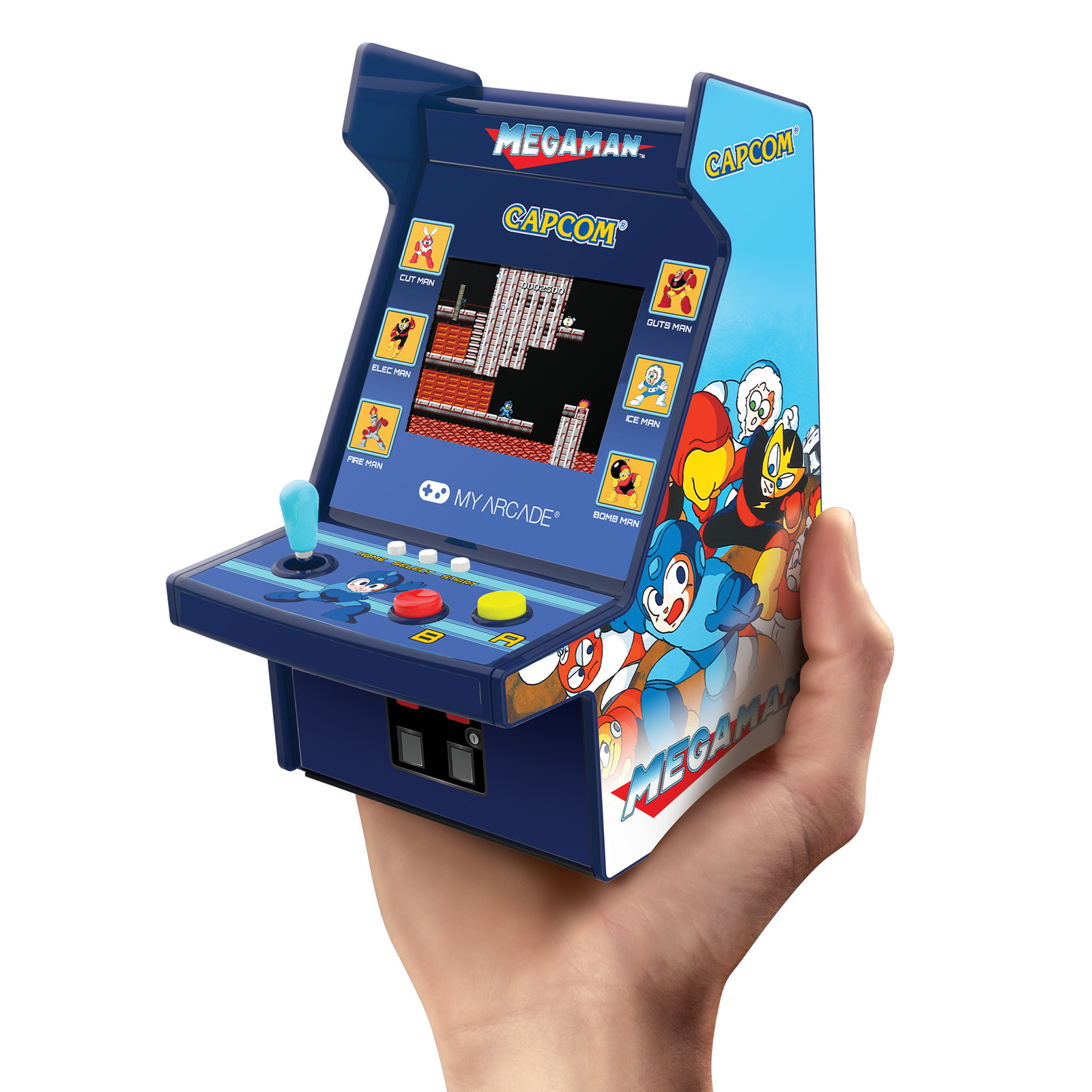My Arcade MEGA Man Micro Player Pro: 6 Video Games 6.75″ Mini Arcade Machine