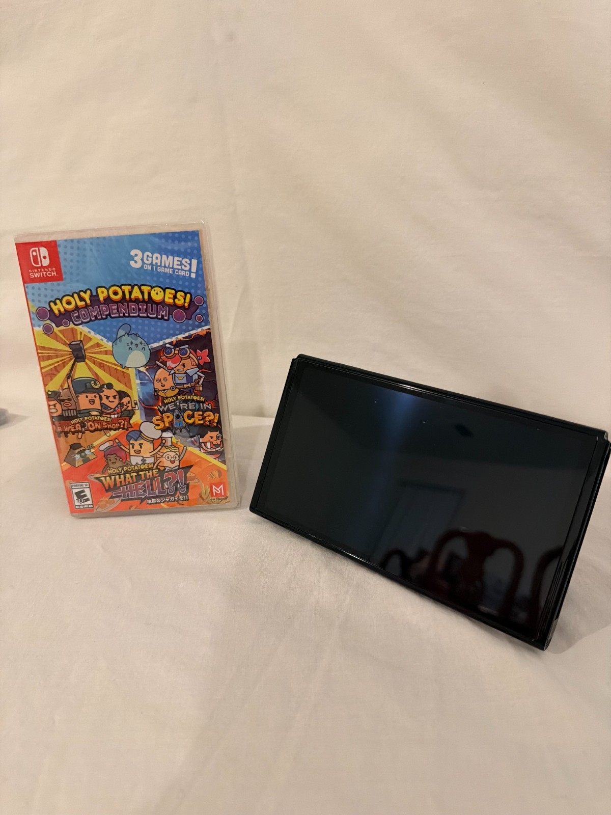Nintendo Switch OLED, USED, White Color, 3x Game BUNDLE (NEW), READ DESCRIPTION*