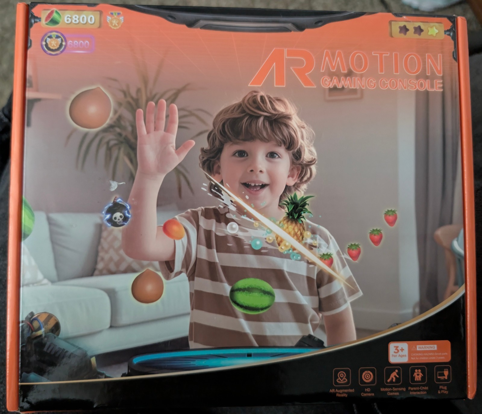 AR Motion Gaming Console with 28 Games- Never Used – Black – Open Box;
