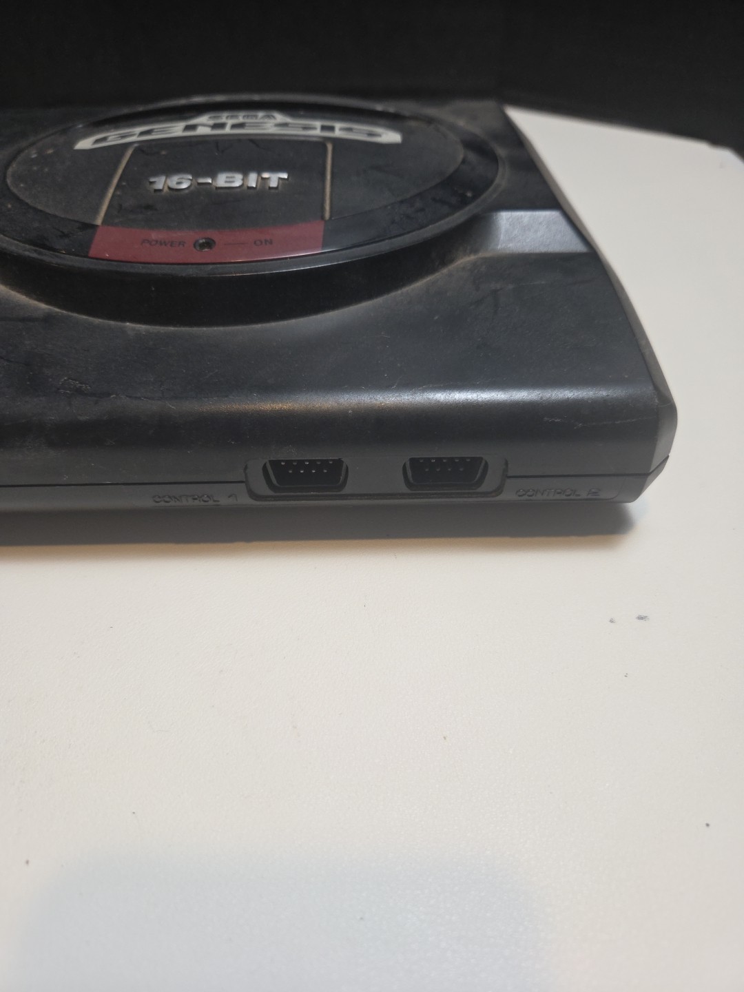 Original SEGA GENESIS 16 Bit High Def Console MK-1601 Controller & Power Adapter